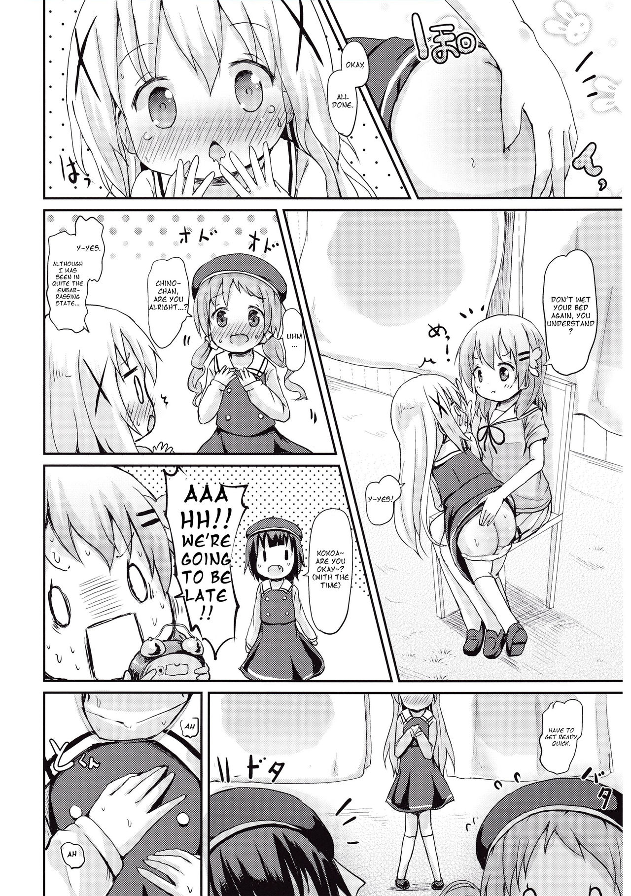 Moshikashite, Chino-chan Onesho Shichatta no?? - Page 22