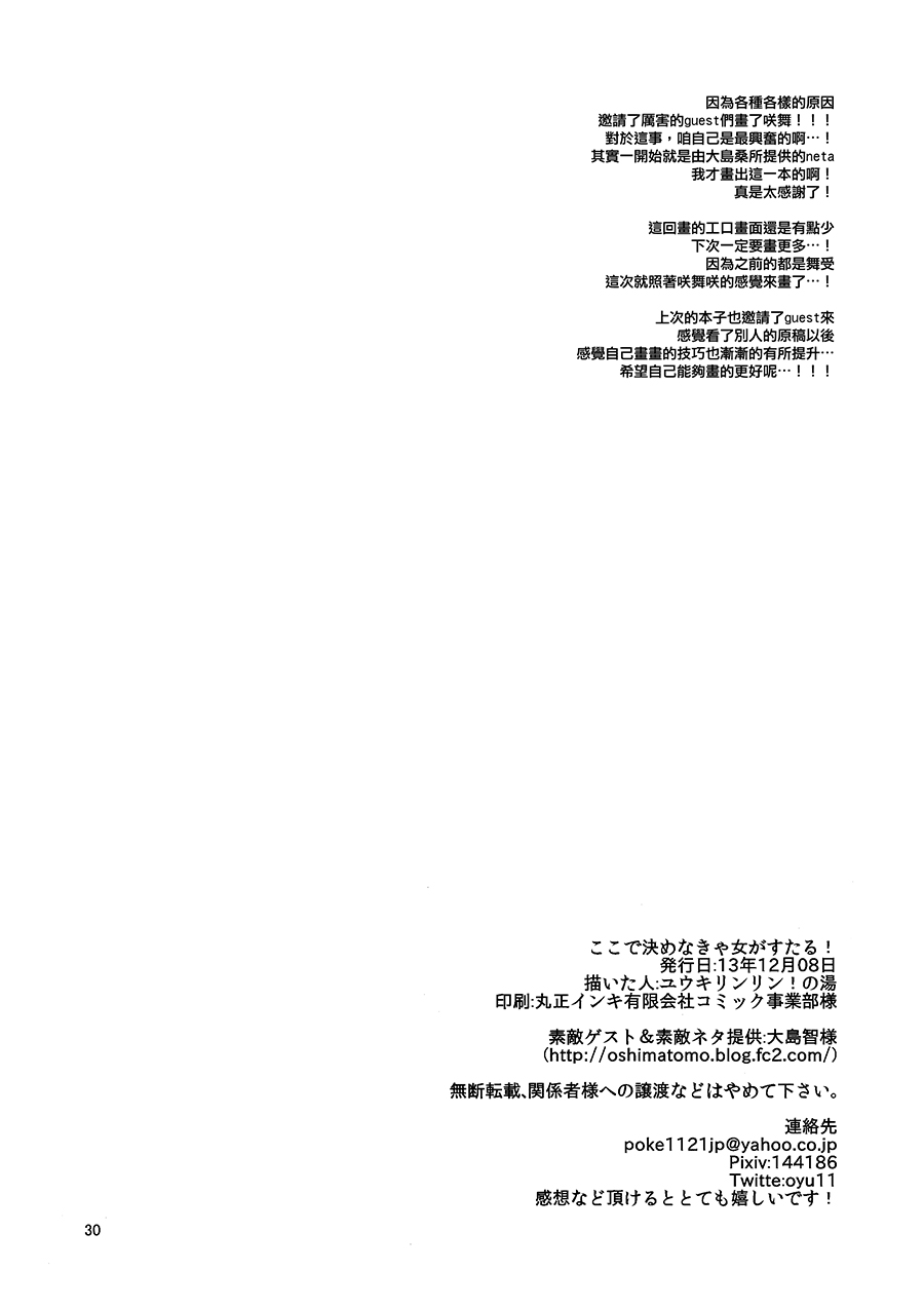 Koko de Kimenakya Onna ga Star! - Page 29