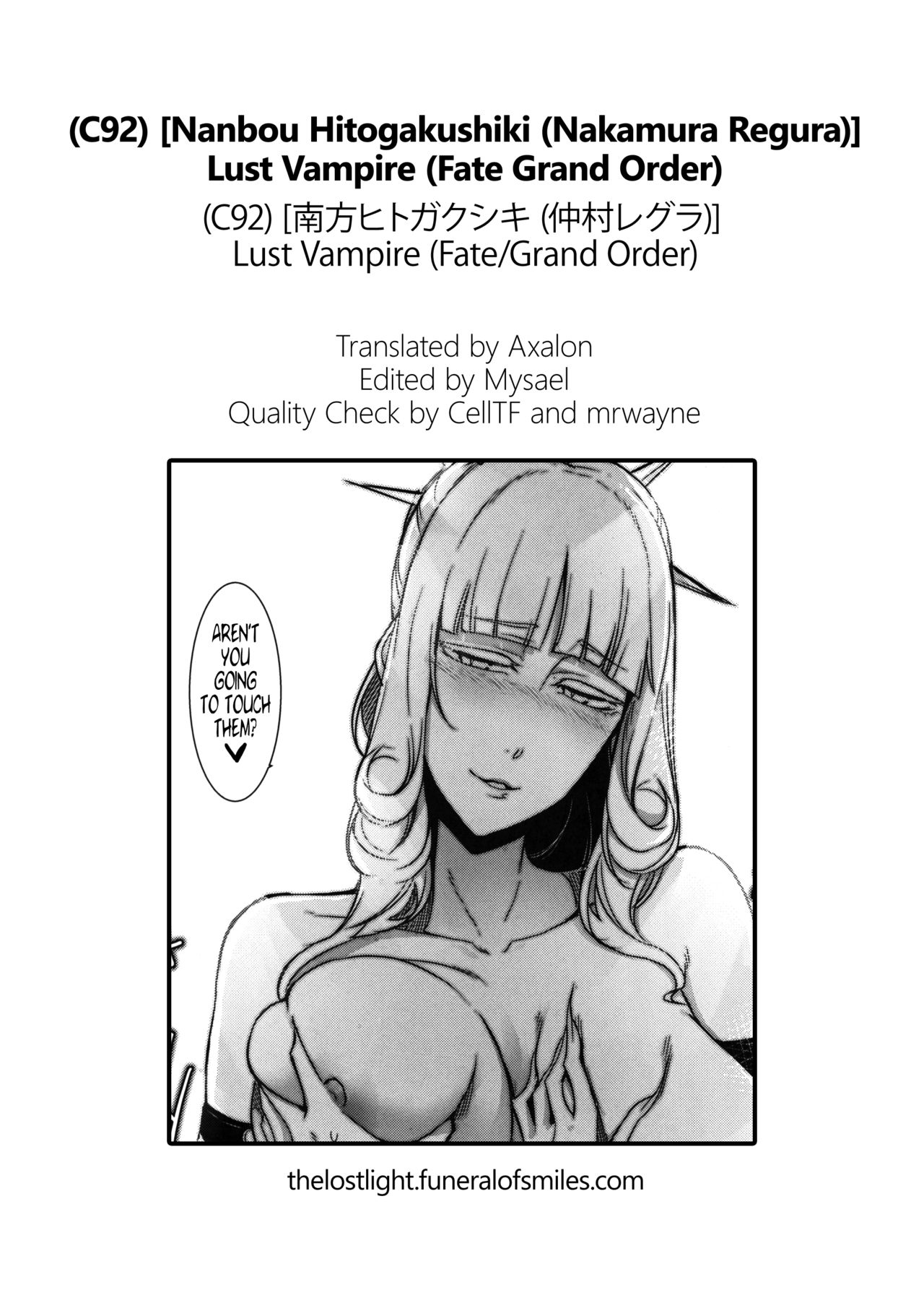 Lust Vampire (Fate/Grand Order) [English] =The Lost Light= - Page 29