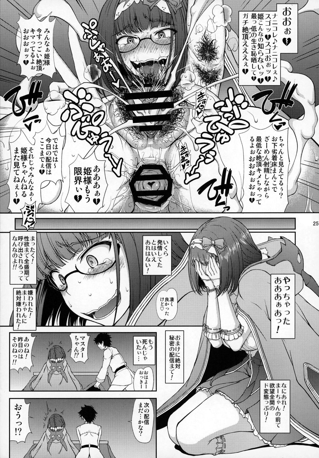 Junjou Hetare Na Dosukebe Hime No Hatsujou Haishin - Page 24