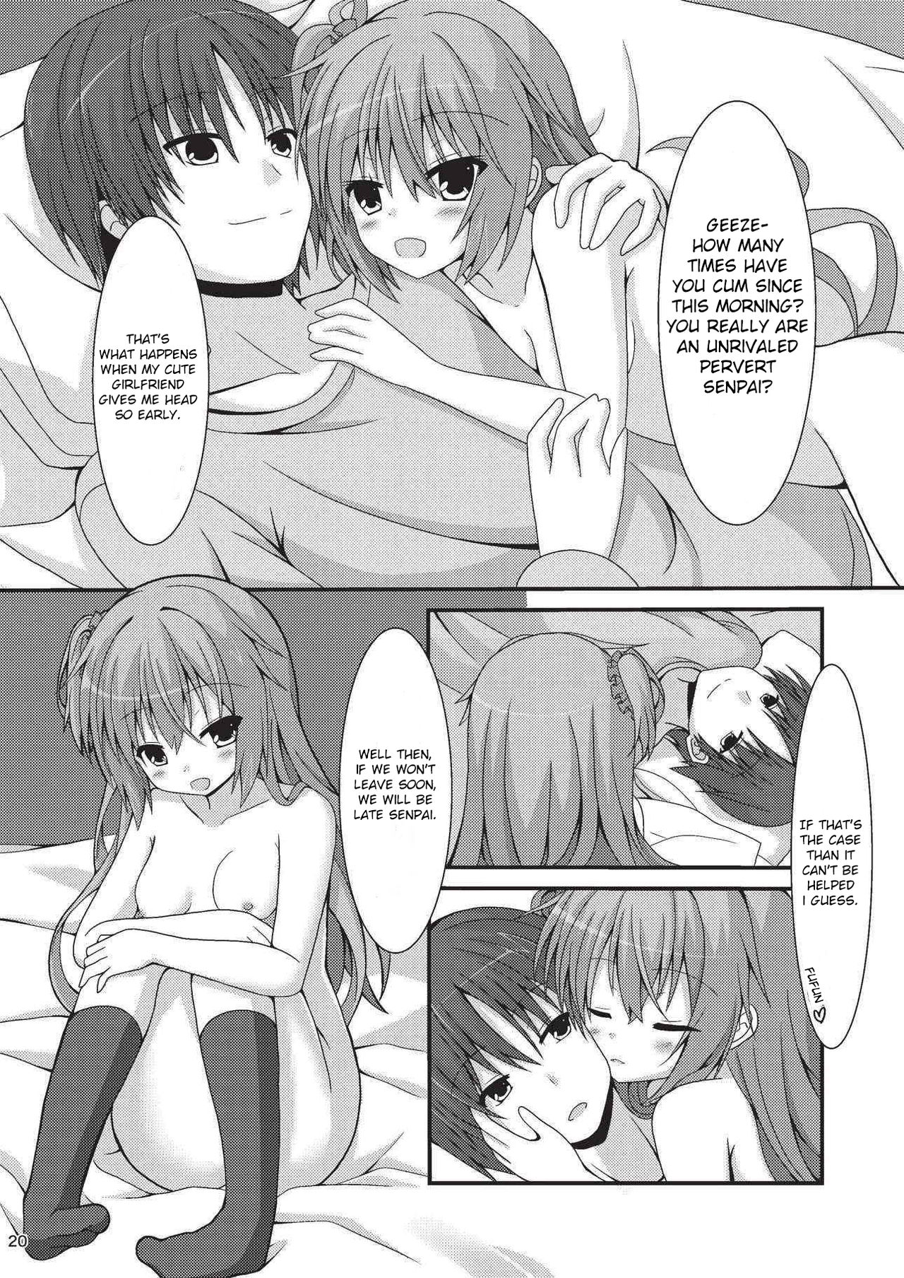 Asa kara Meguru to Maji Ero Senpai Suru Hon - Page 19
