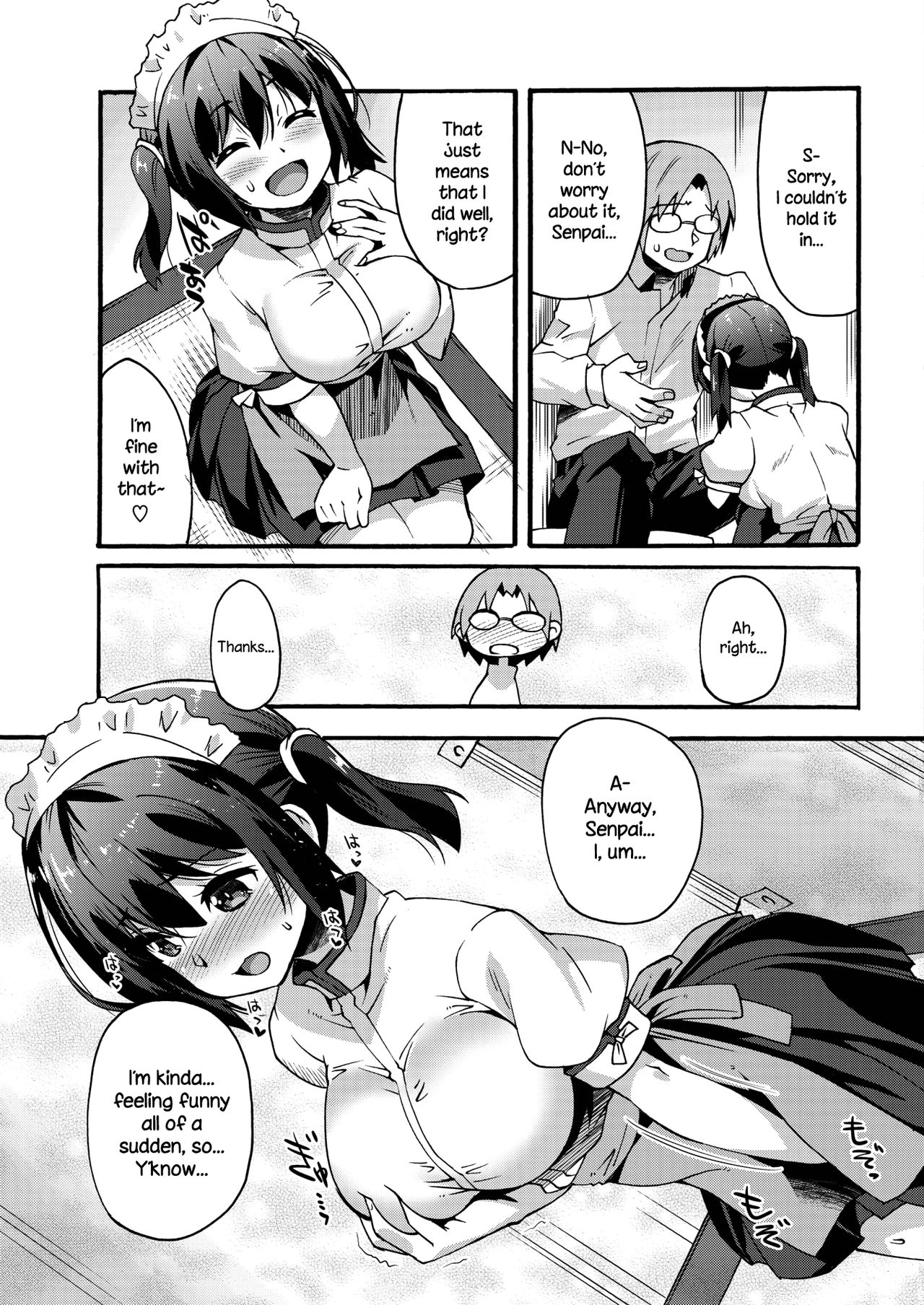 Muramura Kouhai-chan | Hot and Bothered Junior - Page 9