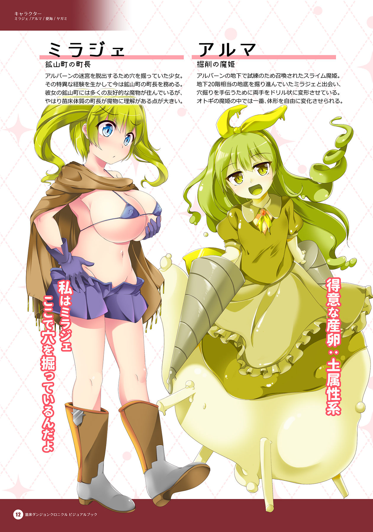 Naedoko Dungeon Chronicle Official Design Works - Page 11