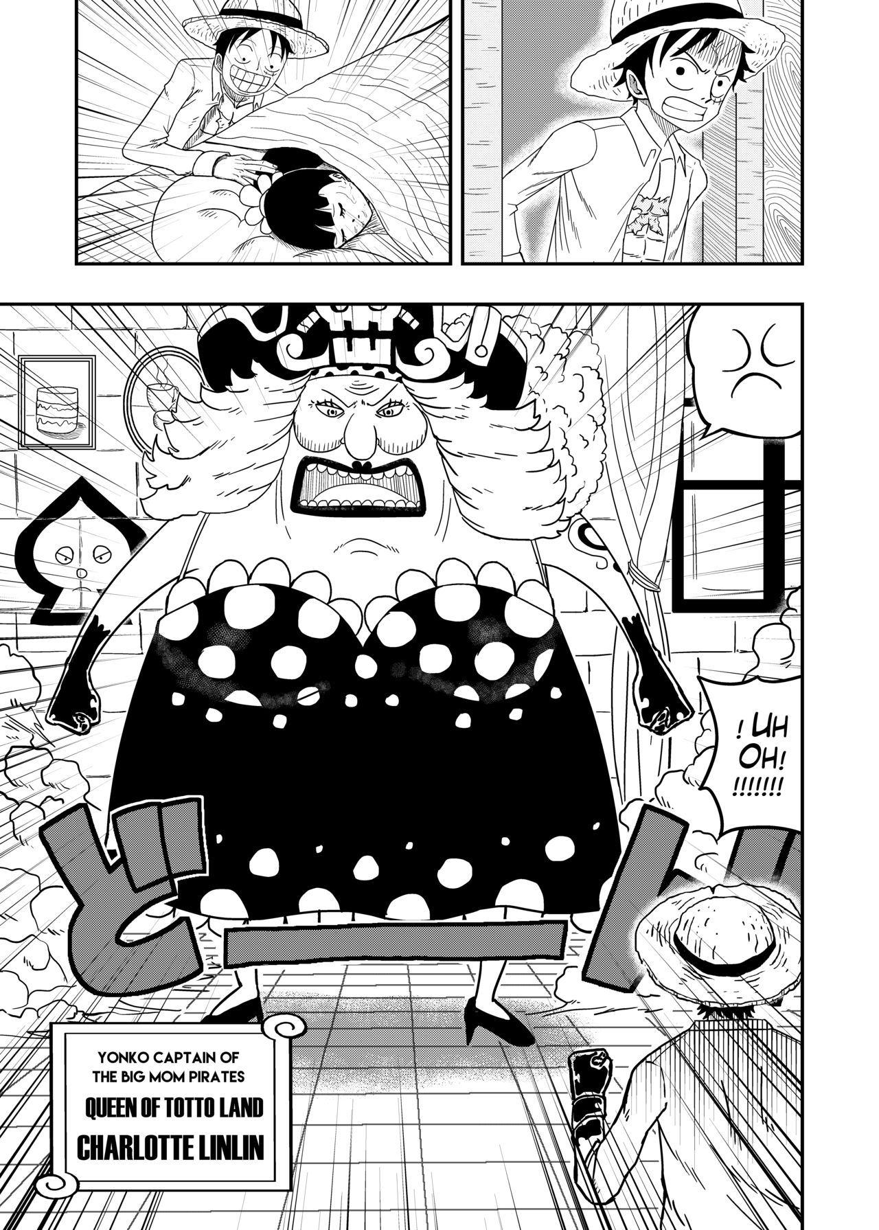 Charlotte Flampe x Luffy - Page 14
