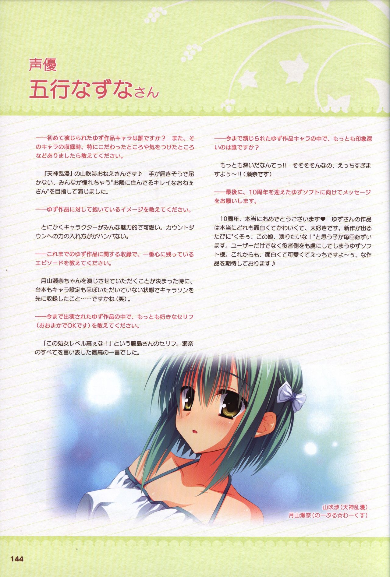 YUZUSOFT 10th Anniversary Book YUZUANI - Page 145