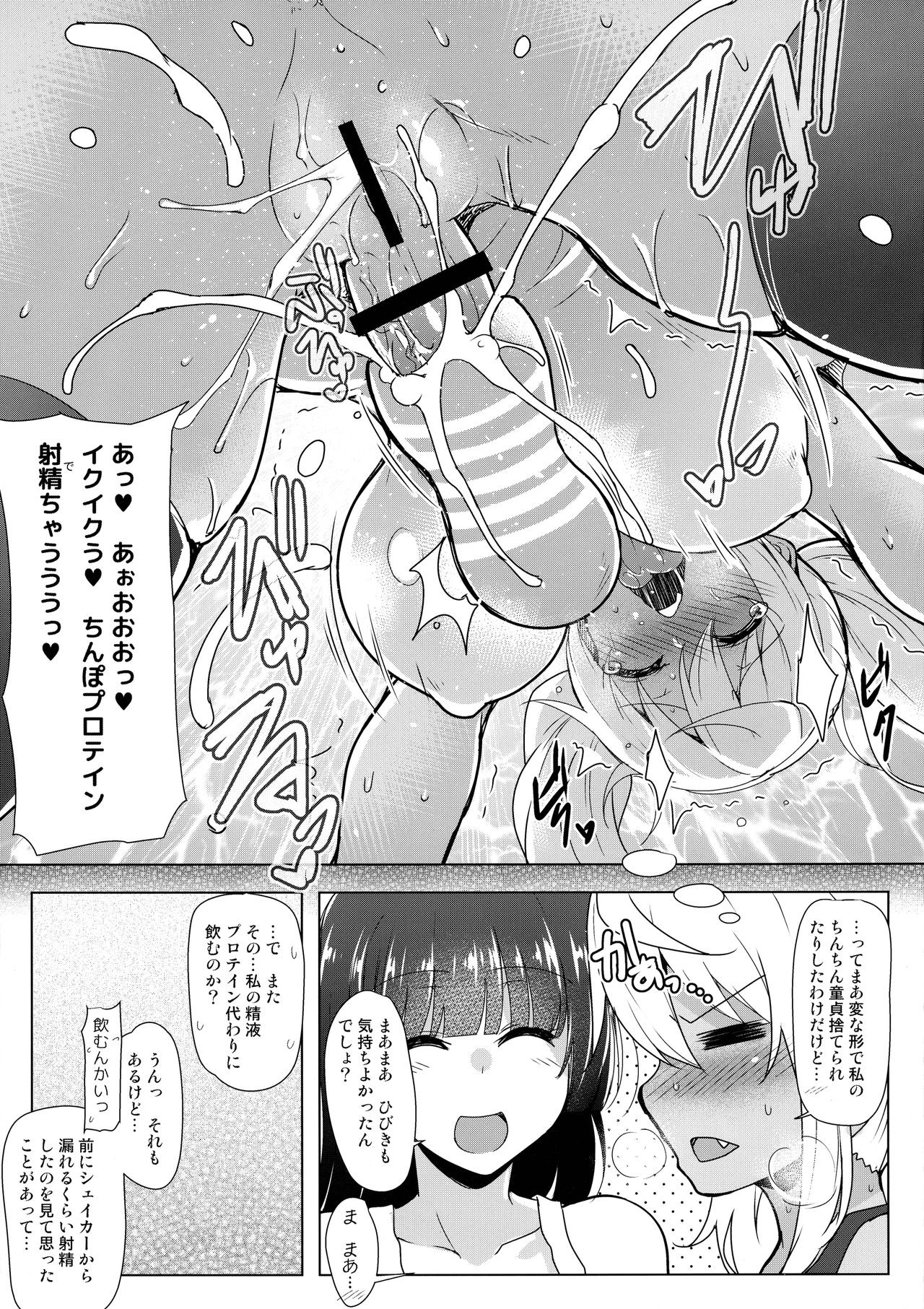 Futanari Nan Gallon Daseru? - How Dany Gallons Does Her Semen Comes Out? - Page 9