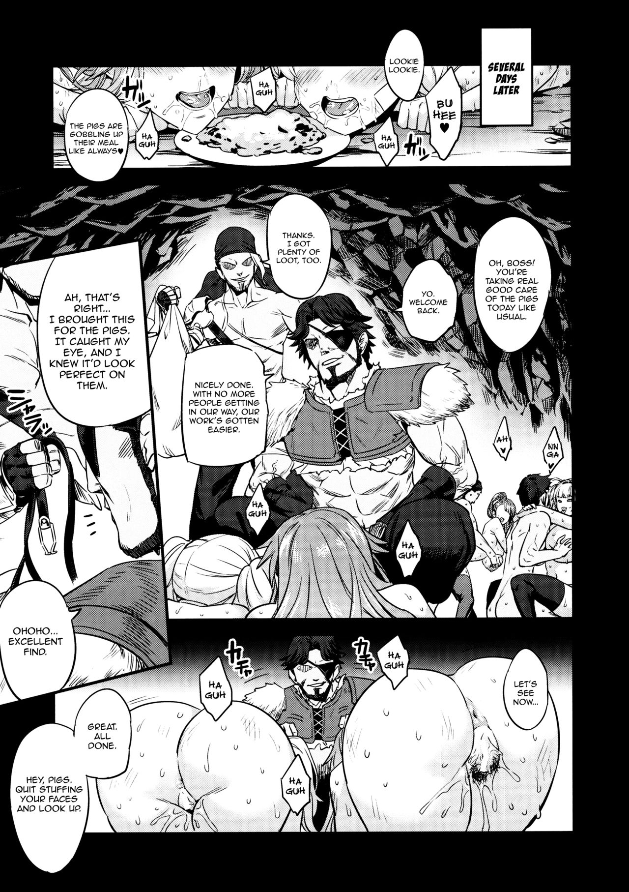 Saimin Mesubuta Kikuudan | Pig Sow Crew Hypnosis - Page 40