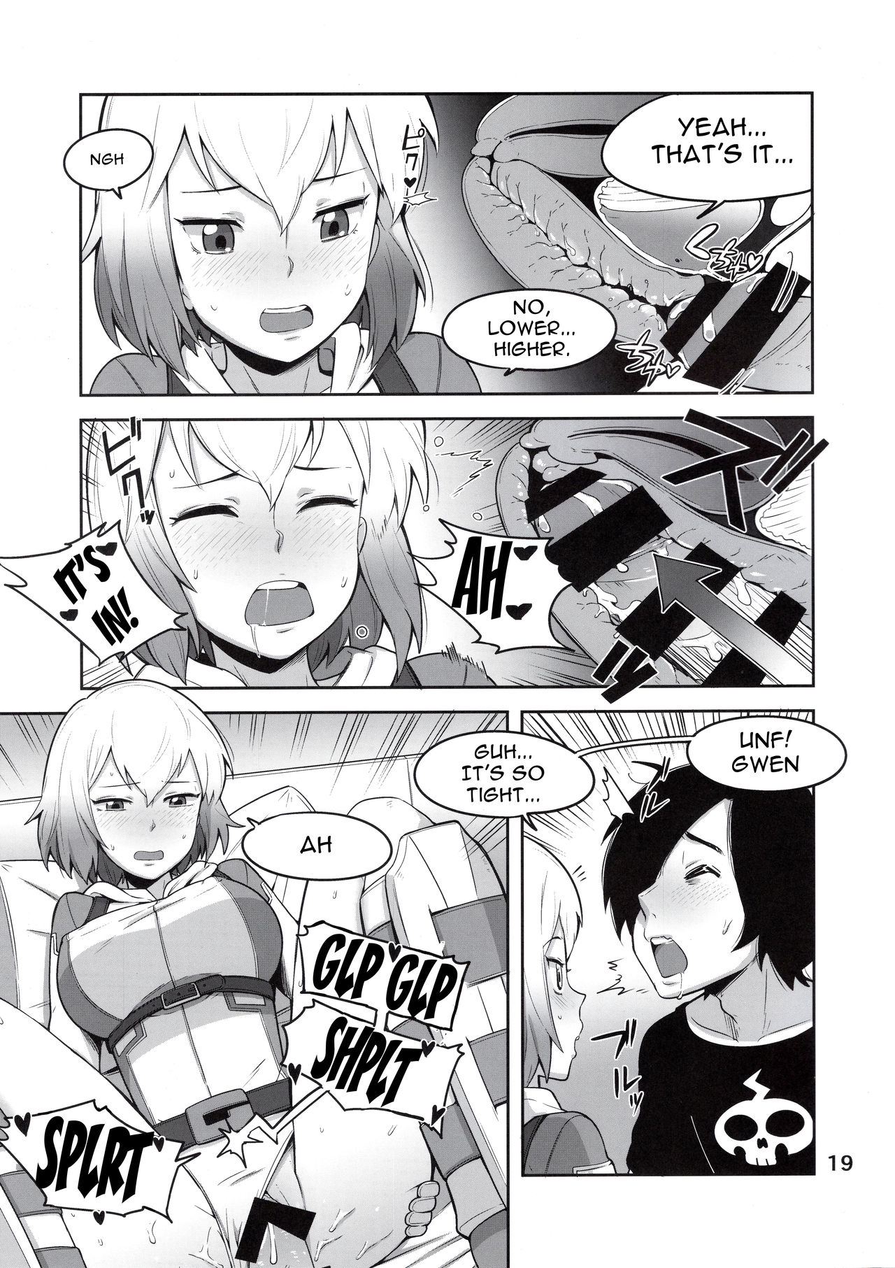 (C97) [Kotau (Bowieknife)] Gwenpool (Watashi tachi Icya-Love Shimashita) | Gwenpool (Getting All Lovey-Dovey) (Gwenpool) [English] - Page 19