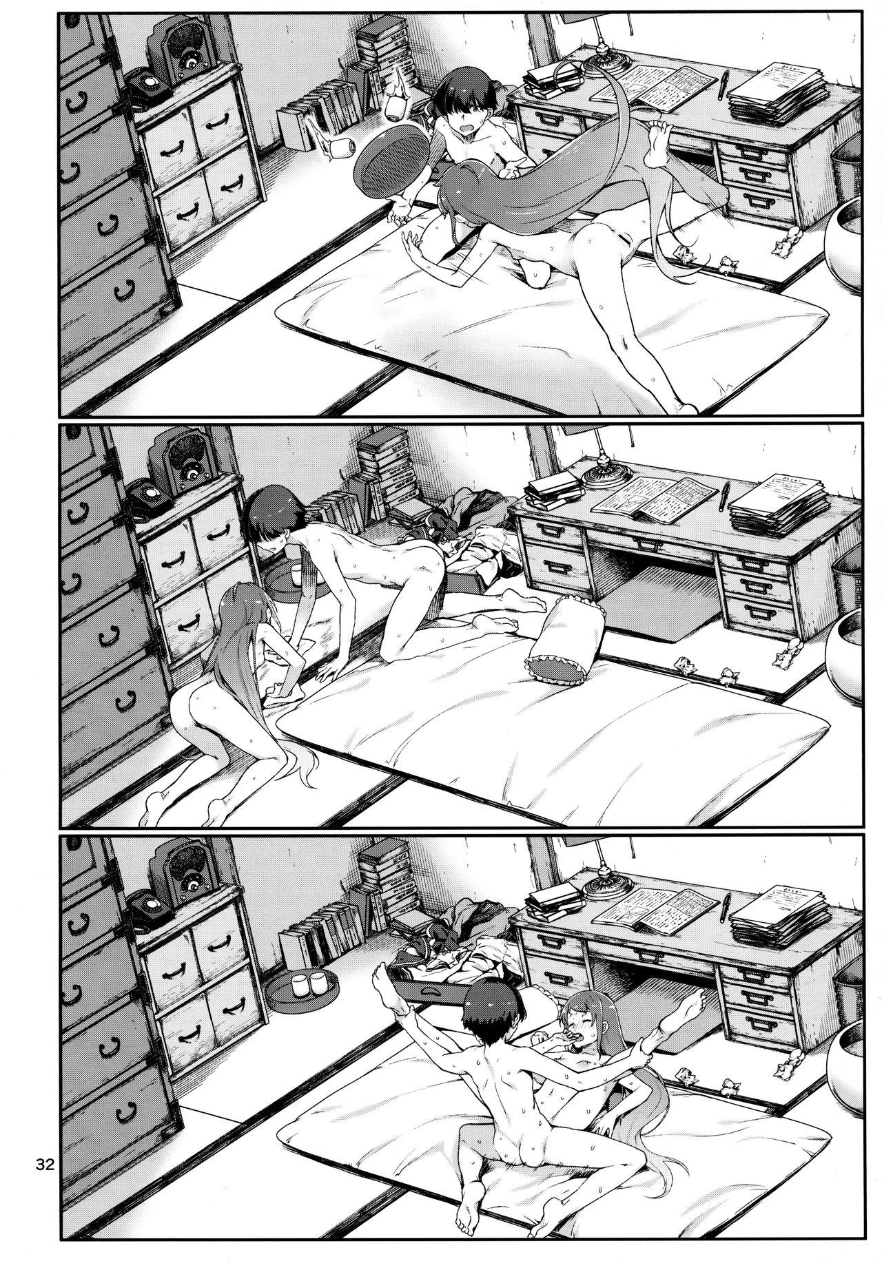 Emoi Hazu page 33 featuring miyuki kantai collection parody - sole male yuri hentai manga - read online free