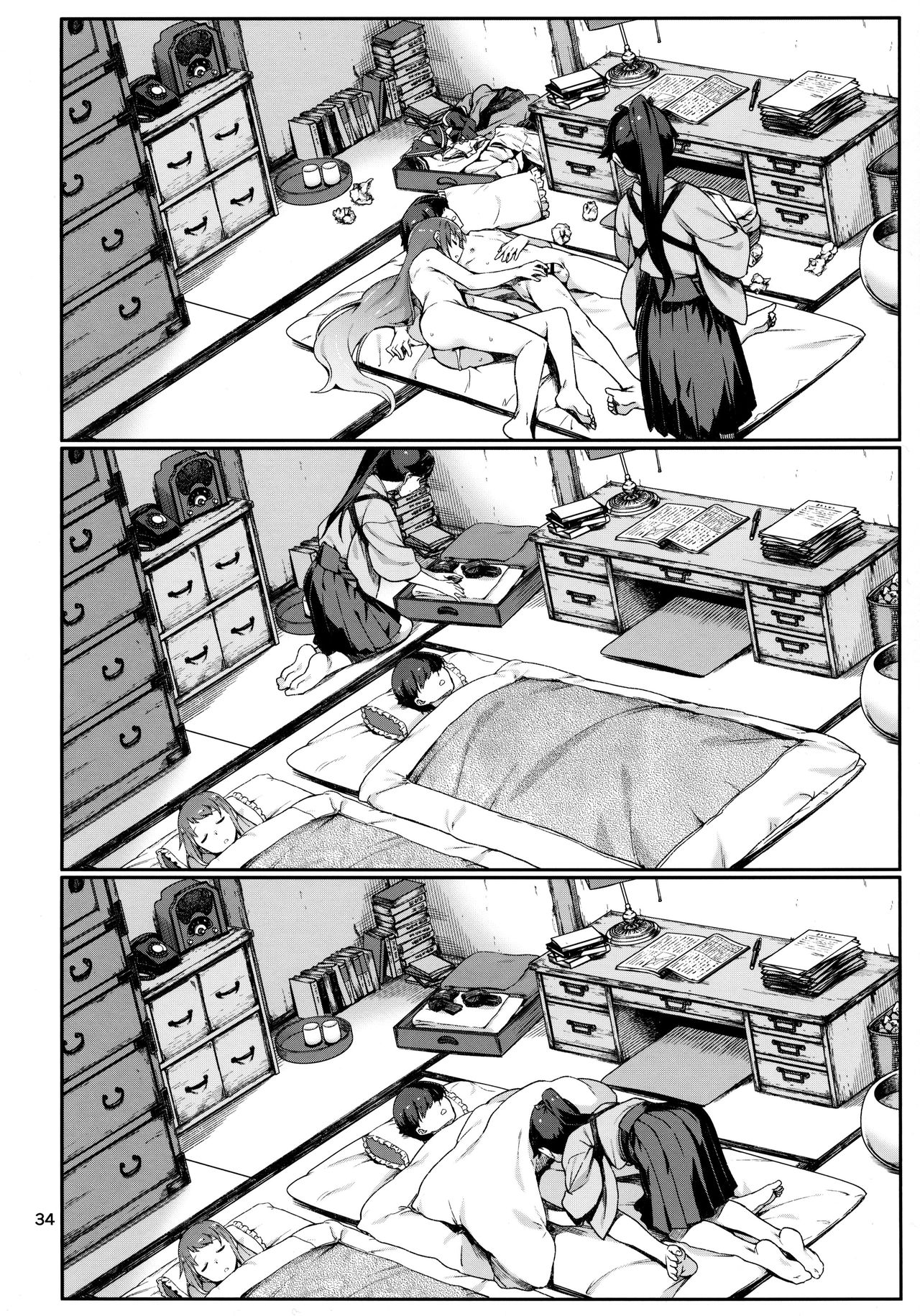 Emoi Hazu page 35 featuring miyuki kantai collection parody - sole male yuri hentai manga - read online free