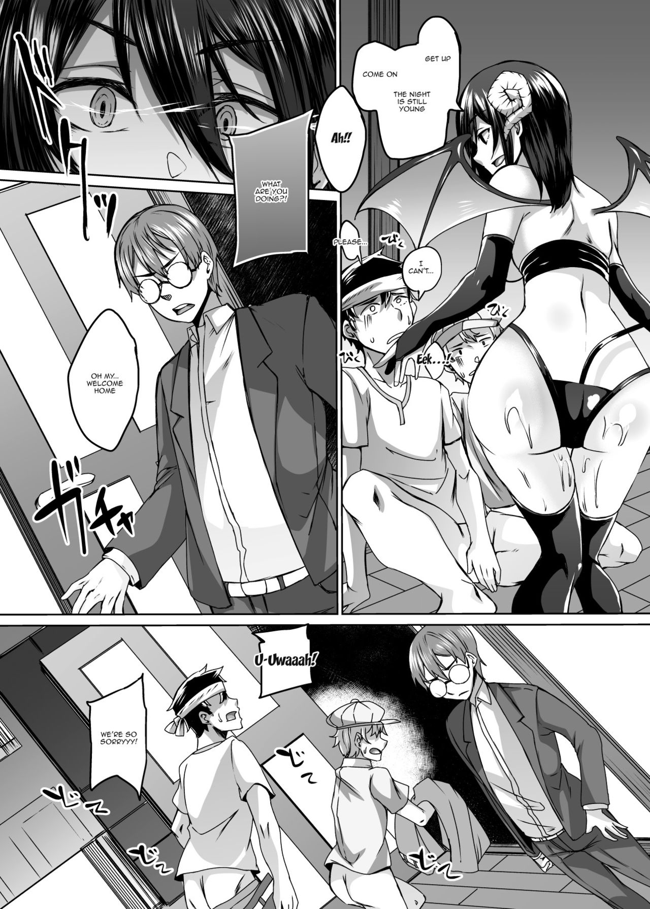 Haitatsusaki ni wa Kuufuku no Succubus Zuma ga Ite. | At my Destination There was a Hungry Succubus Wife - Page 36