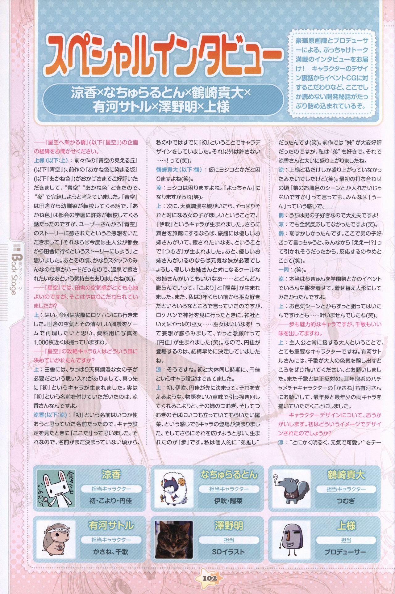 Hoshizora e Kakaru Hash visual fanbook page 104 - artbook hentai manga - read online free