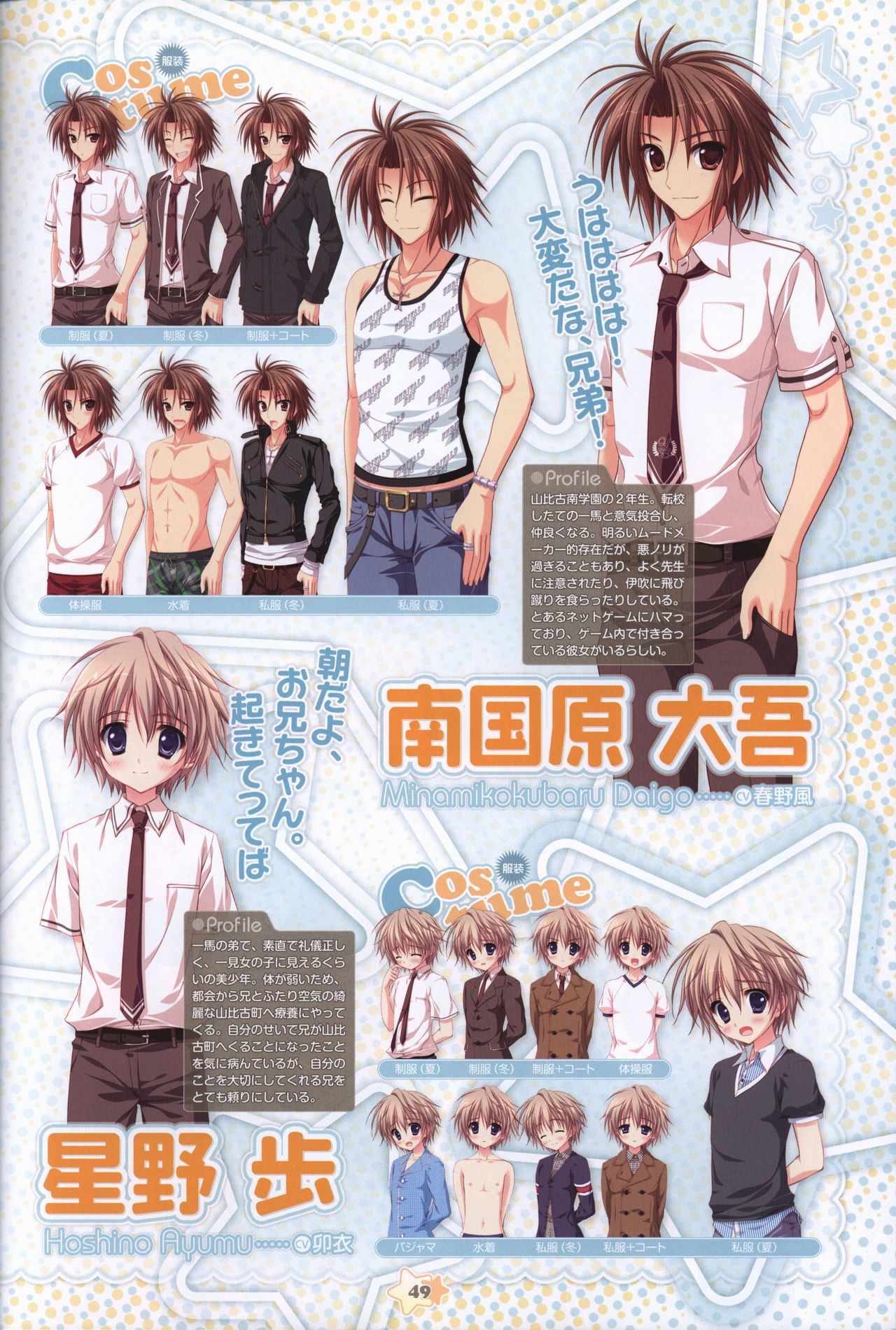 Hoshizora e Kakaru Hash visual fanbook page 51 - artbook hentai manga - read online free