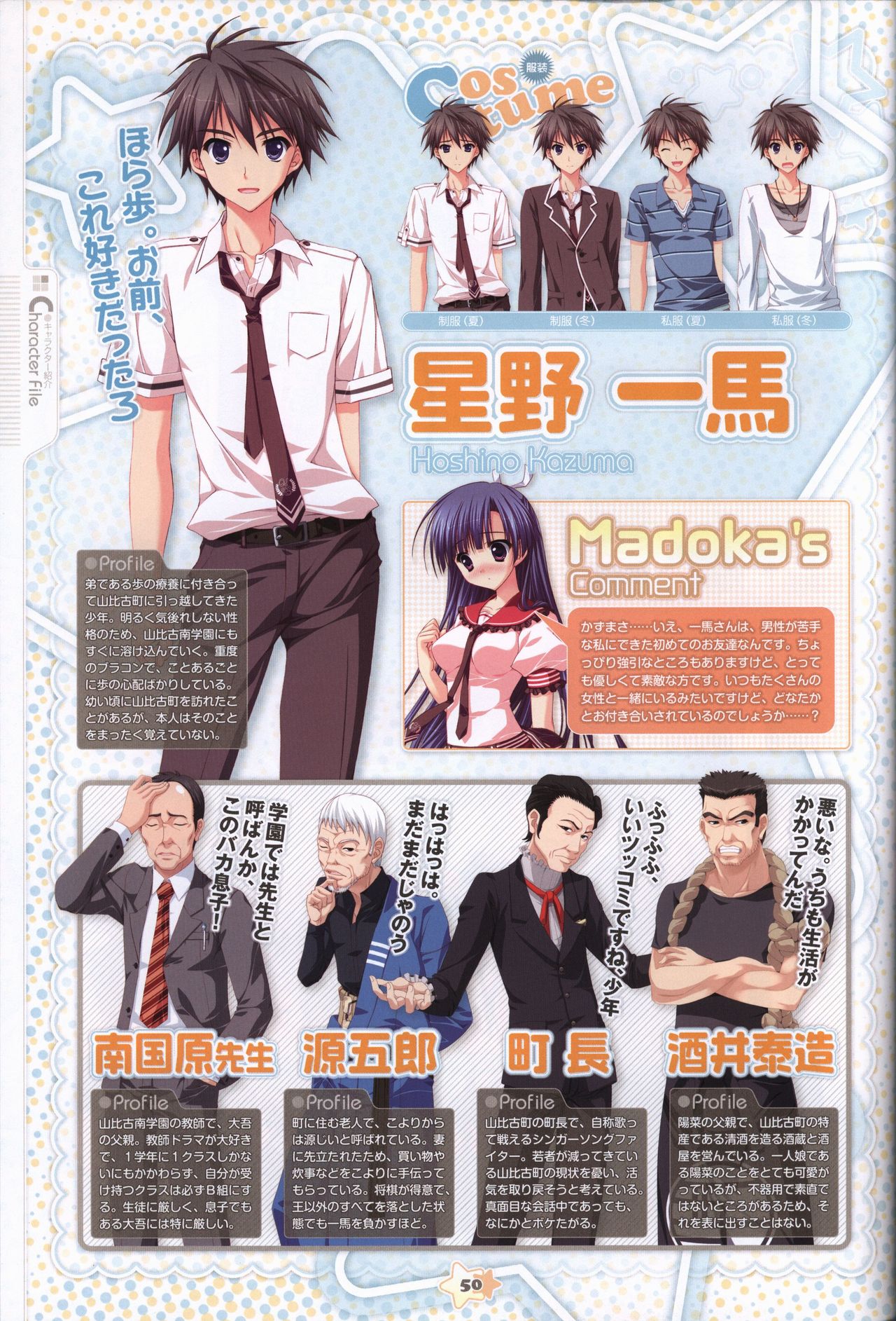 Hoshizora e Kakaru Hash visual fanbook page 52 - artbook hentai manga - read online free