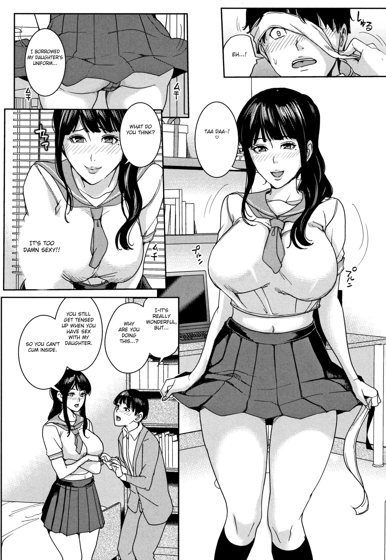 Kanojo no Mama to Deaikei de page 121 - nakadashi beauty mark hentai manga - read online free