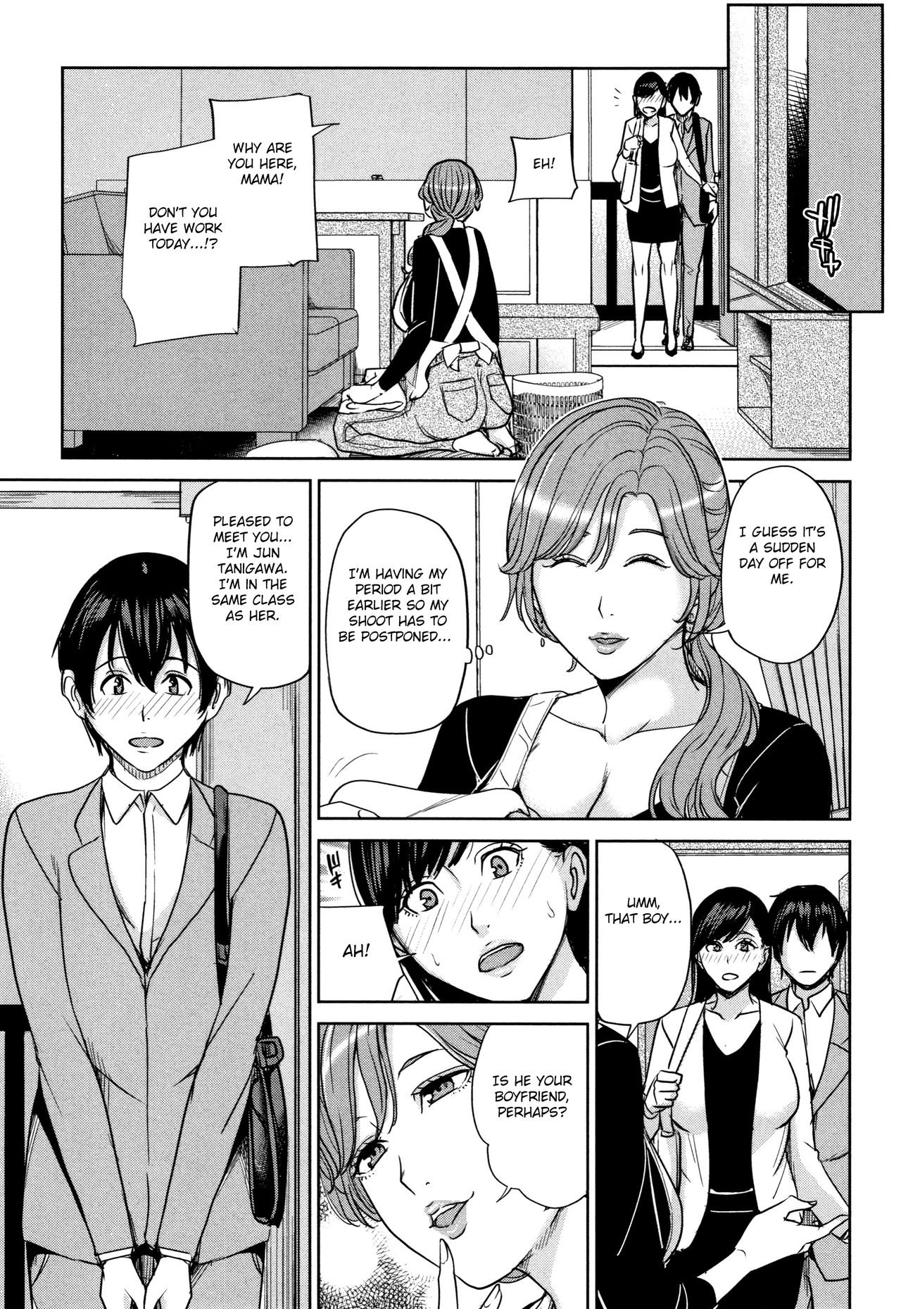 Kanojo no Mama to Deaikei de page 150 - nakadashi beauty mark hentai manga - read online free