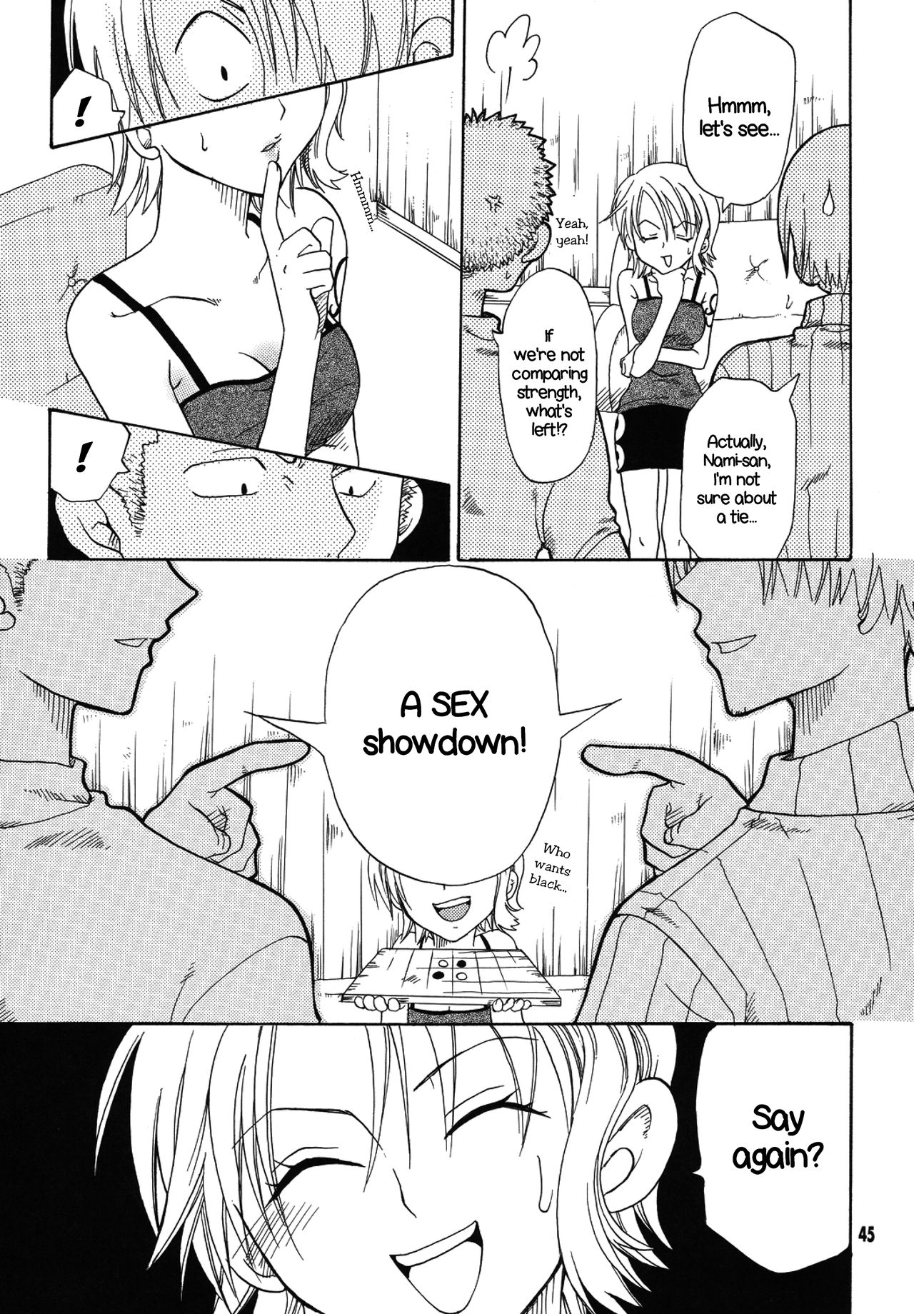 Shiawase PUNCH! 1, 2 and 3 page 41 - paizuri stockings hentai manga - read online free