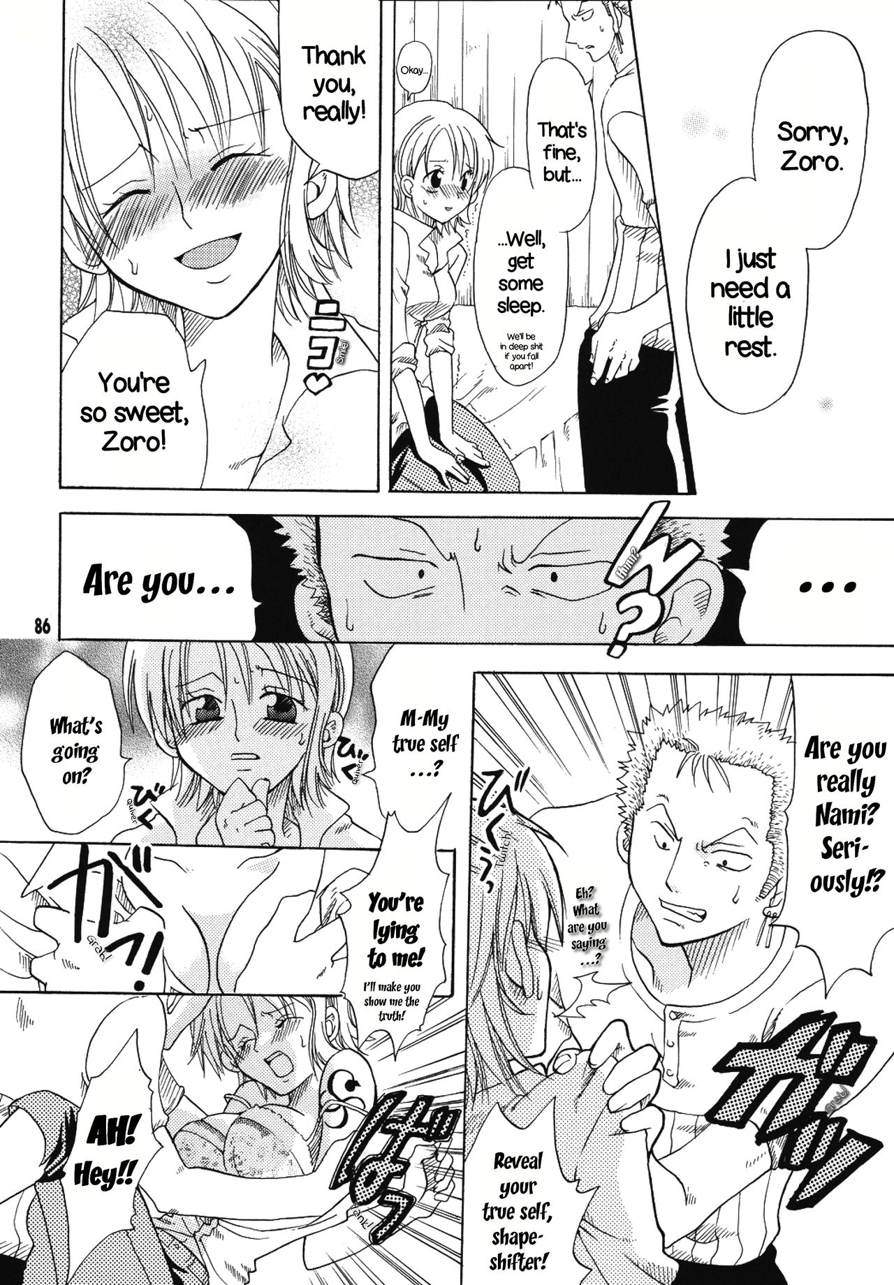 Shiawase PUNCH! 1, 2 and 3 page 83 - paizuri stockings hentai manga - read online free