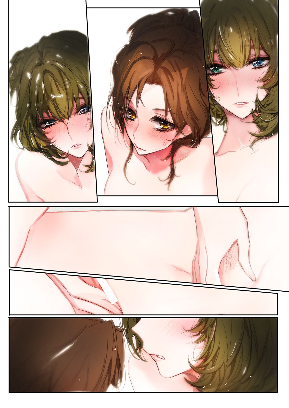 Yoru Omou Uta page 43 featuring kaede takagaki the idolmaster parody - full color yuri hentai manga - read online free