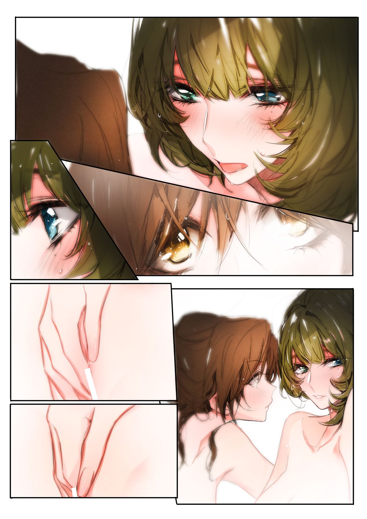 Yoru Omou Uta page 46 featuring kaede takagaki the idolmaster parody - full color yuri hentai manga - read online free