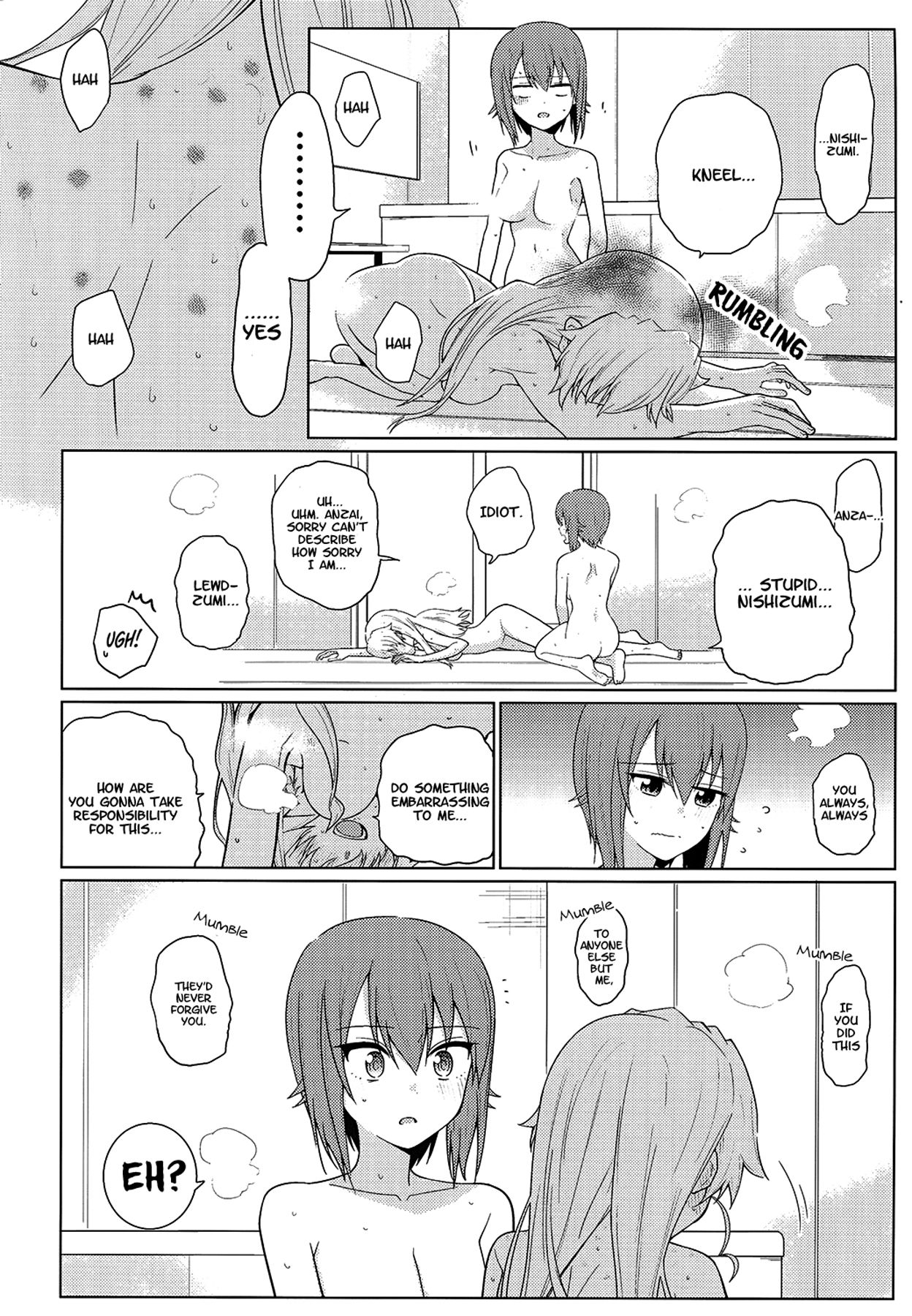 Maho to Chovy wa mada Tsukiawanai | Maho and Chovy Are Still Not Dating page 41 featuring chiyomi anzai girls und panzer parody - yuri females only hentai manga - read online free