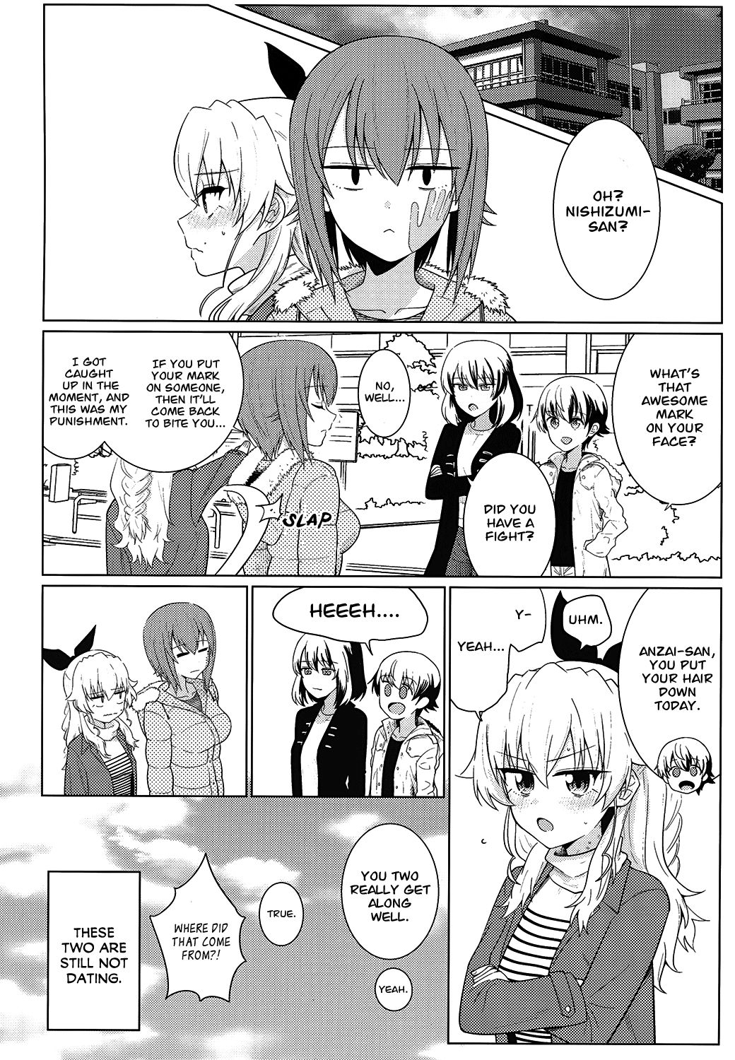 Maho to Chovy wa mada Tsukiawanai | Maho and Chovy Are Still Not Dating page 45 featuring chiyomi anzai girls und panzer parody - yuri females only hentai manga - read online free