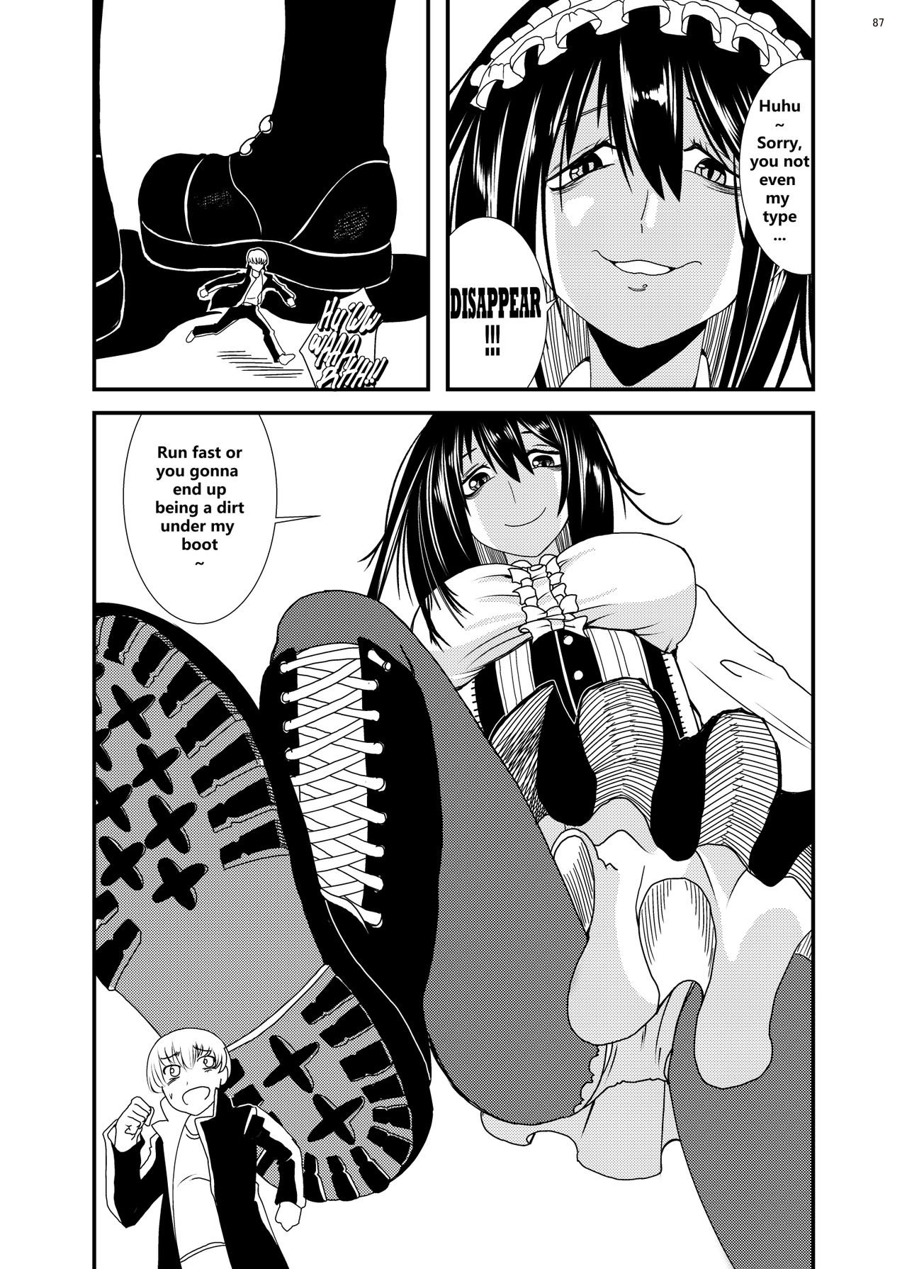 Jintai Shukushou Goudoushi | Body Shrink Joint Comic - Page 86