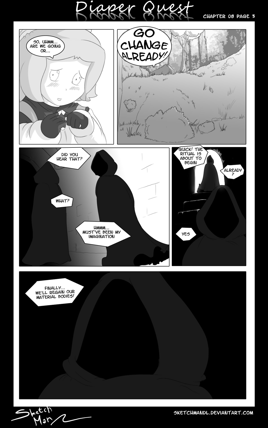 Sketch Man's Diaper Quest Complete - Page 136