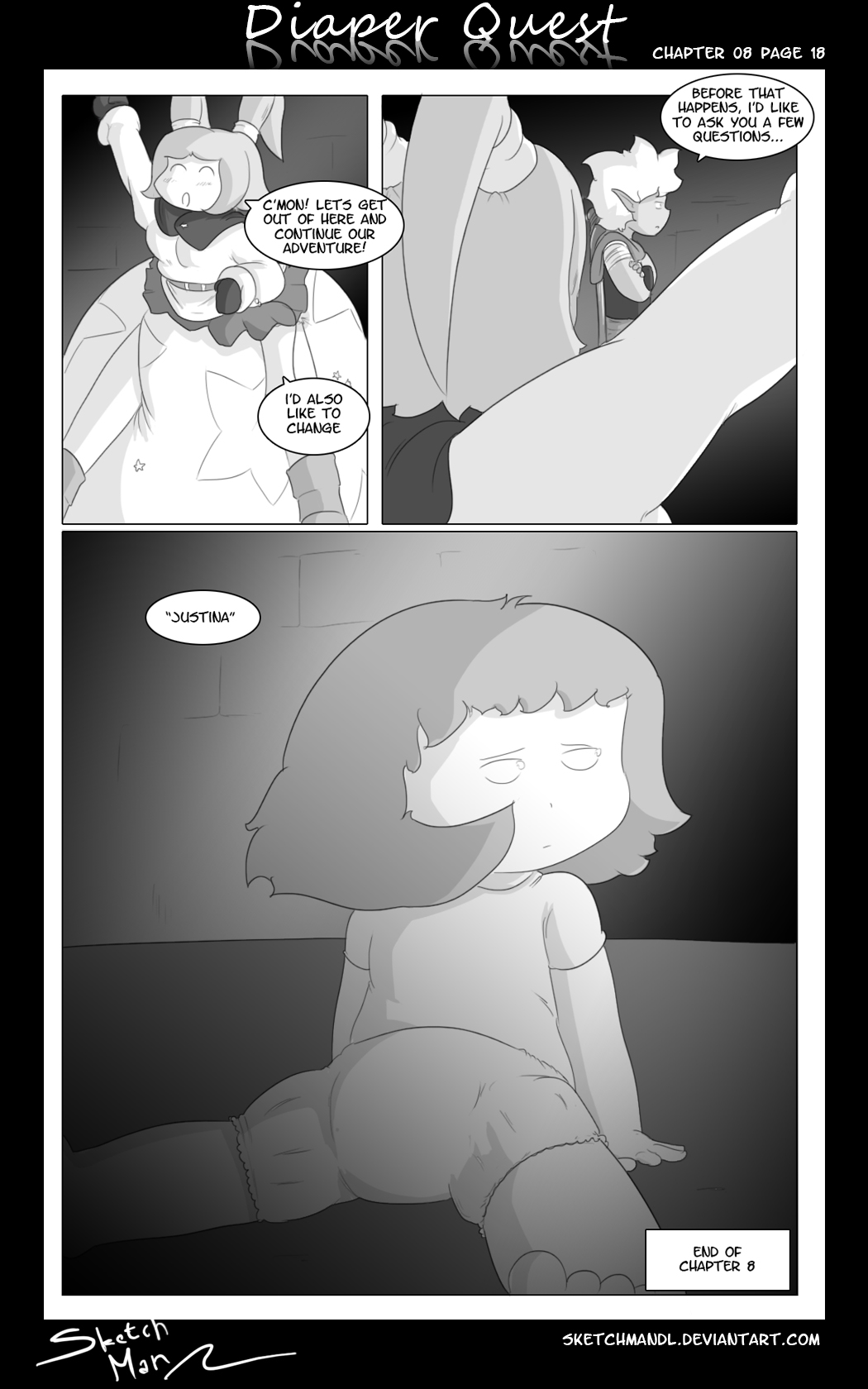 Sketch Man's Diaper Quest Complete - Page 151