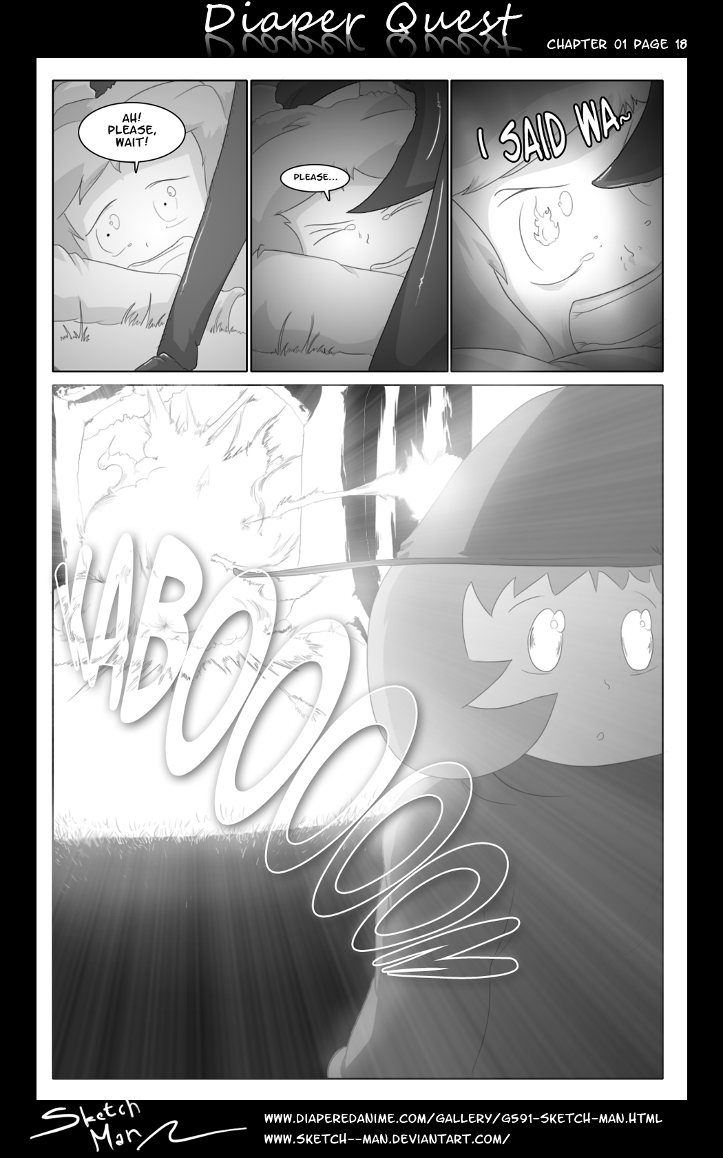 Sketch Man's Diaper Quest Complete - Page 18