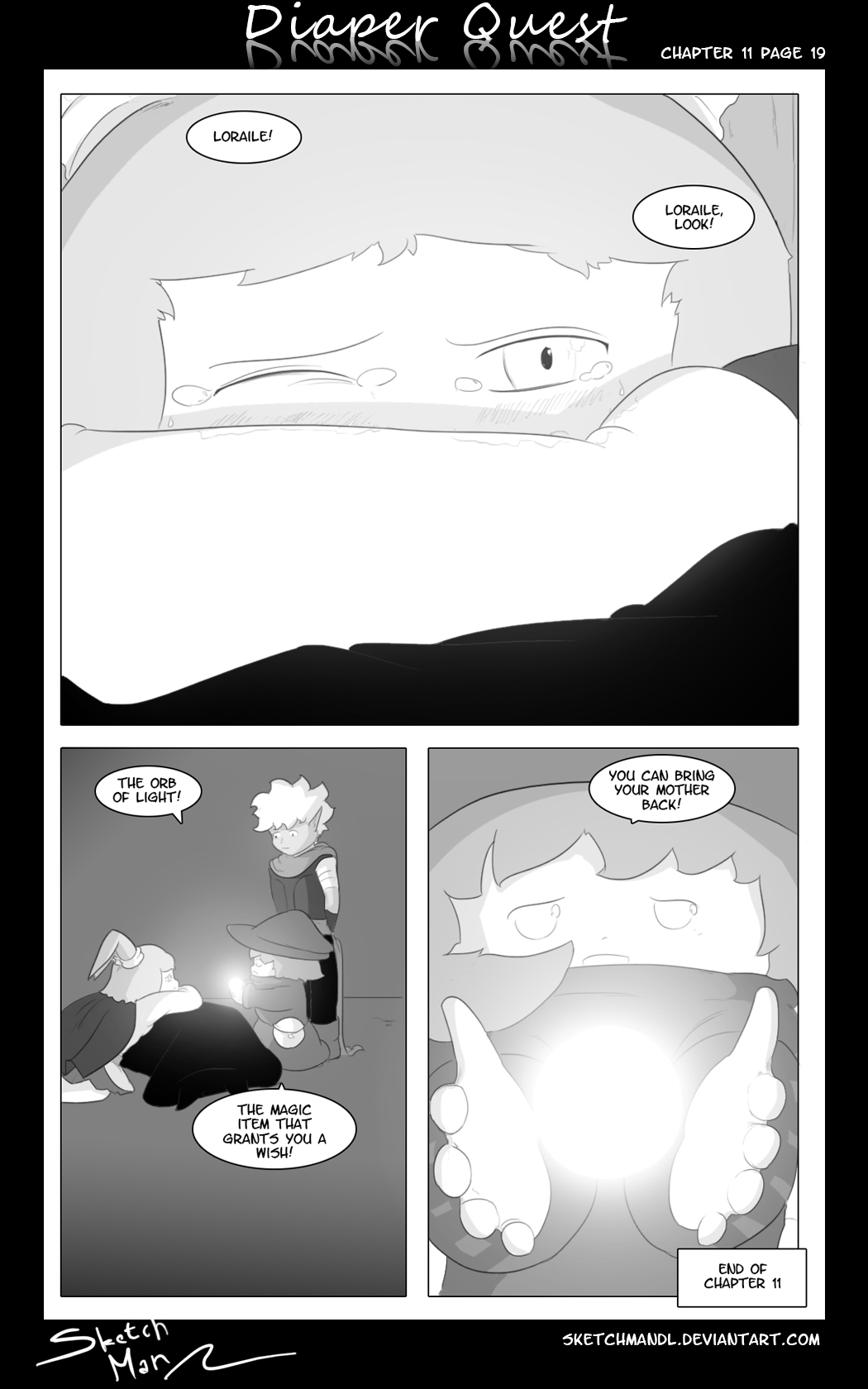 Sketch Man's Diaper Quest Complete - Page 209