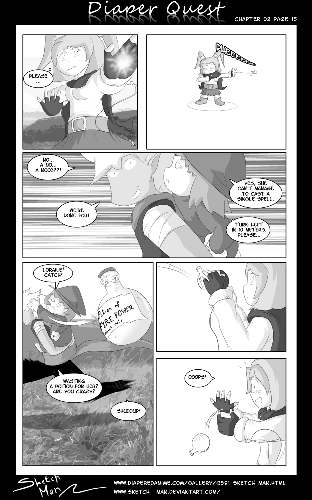 Sketch Man's Diaper Quest Complete - Page 33