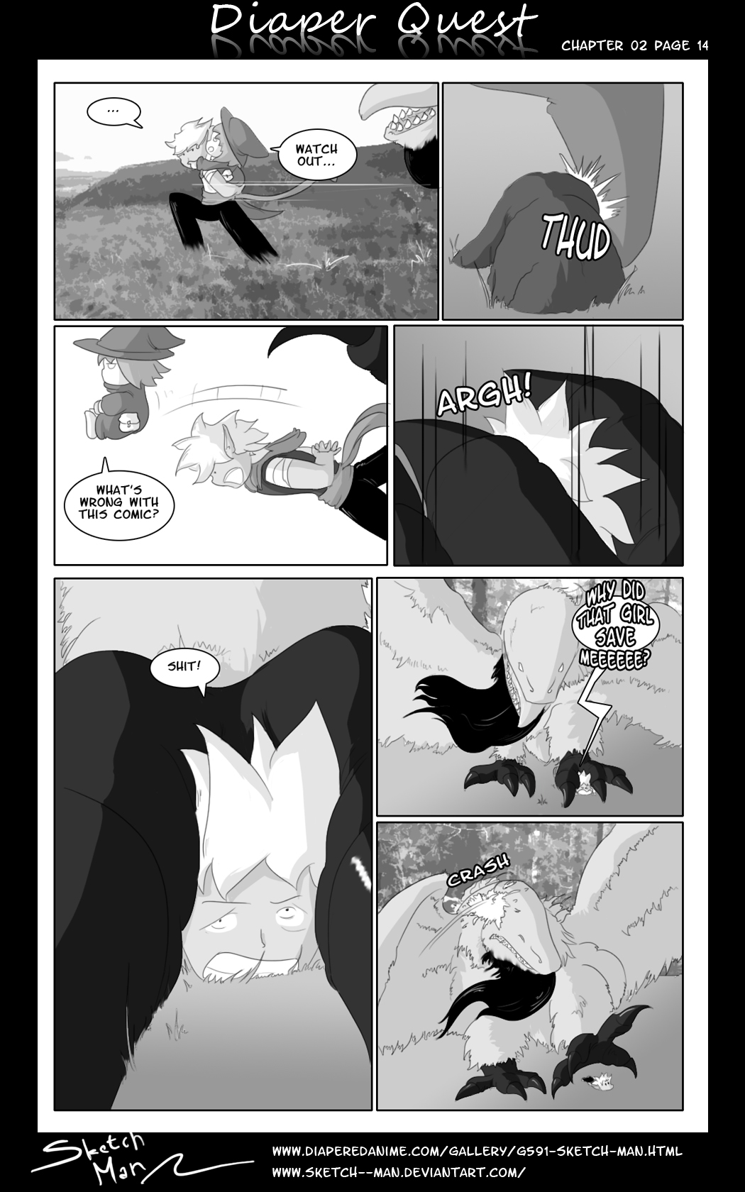 Sketch Man's Diaper Quest Complete - Page 34