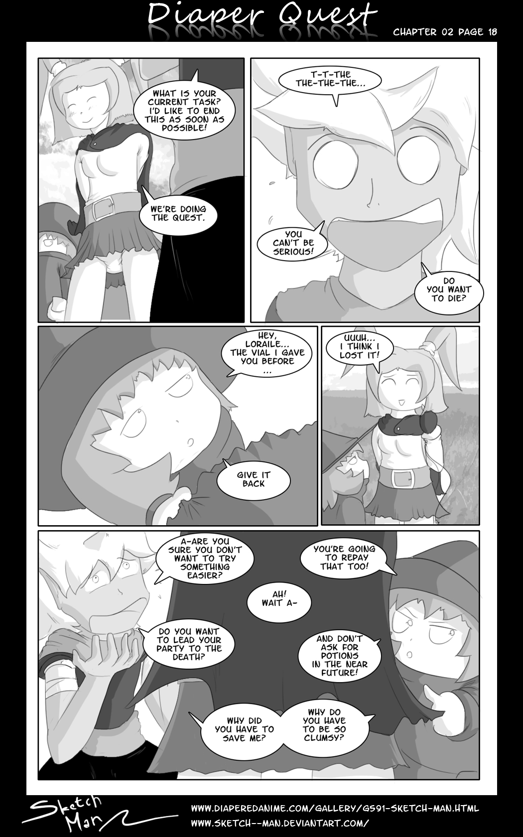 Sketch Man's Diaper Quest Complete - Page 38