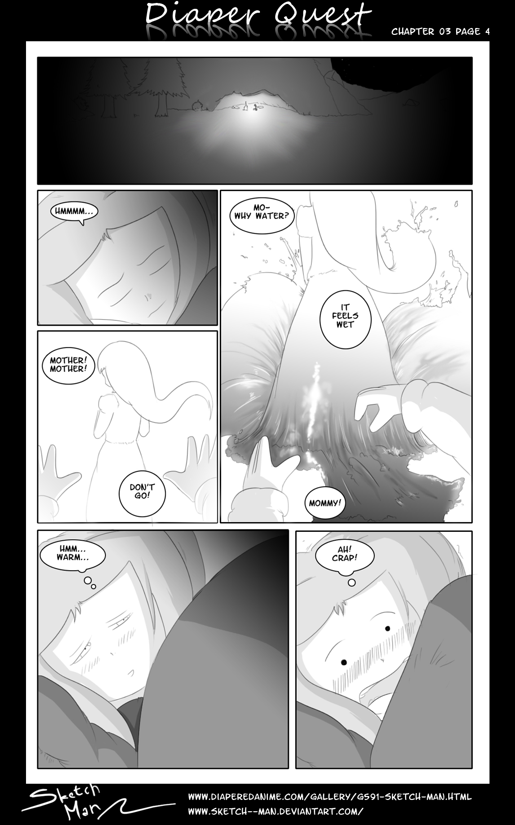 Sketch Man's Diaper Quest Complete - Page 43