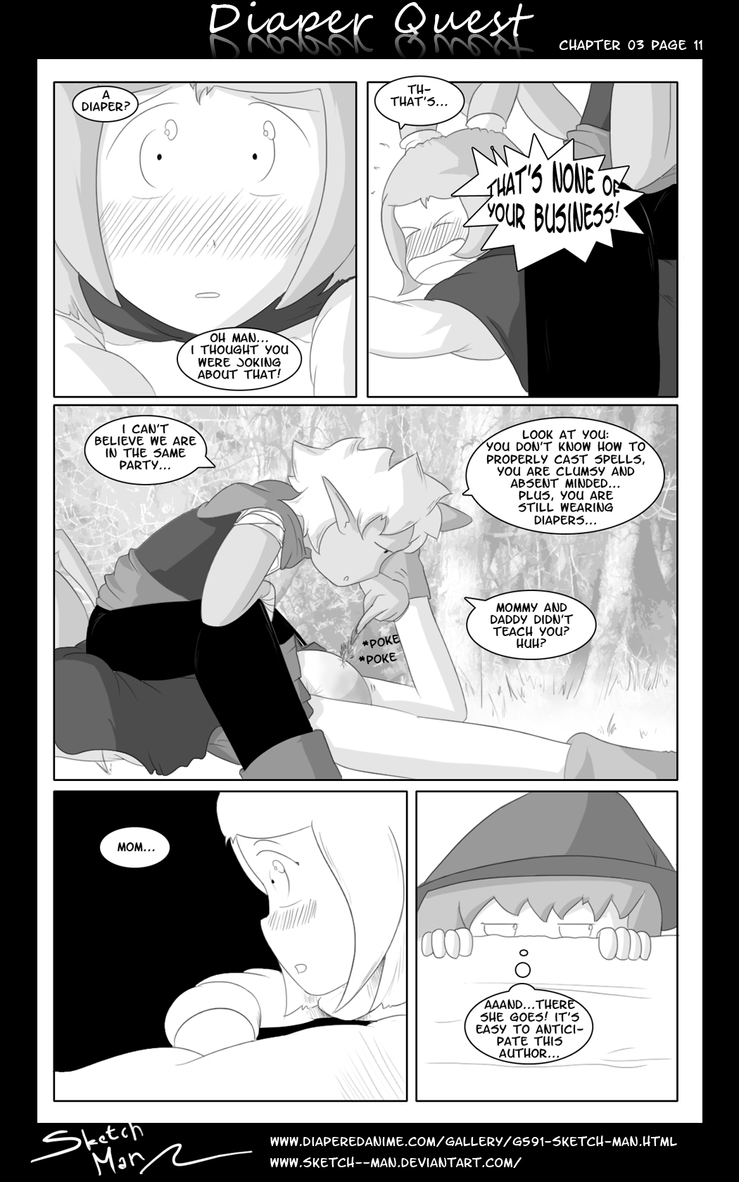 Sketch Man's Diaper Quest Complete - Page 50