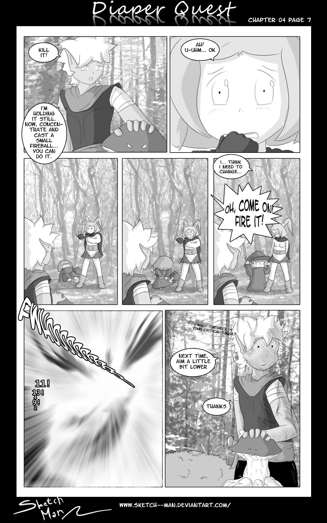 Sketch Man's Diaper Quest Complete - Page 65