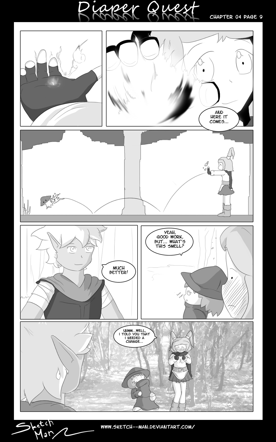Sketch Man's Diaper Quest Complete - Page 67