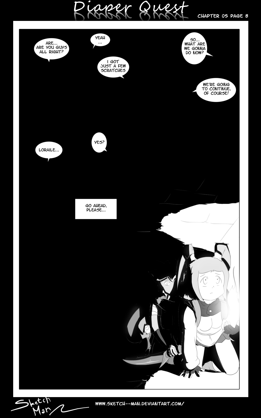 Sketch Man's Diaper Quest Complete - Page 85