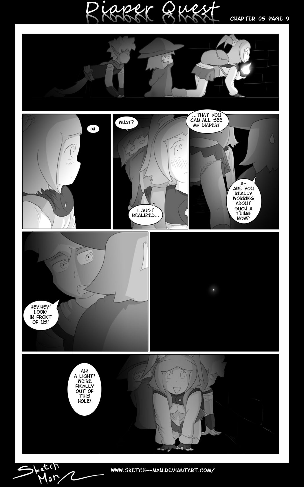 Sketch Man's Diaper Quest Complete - Page 86