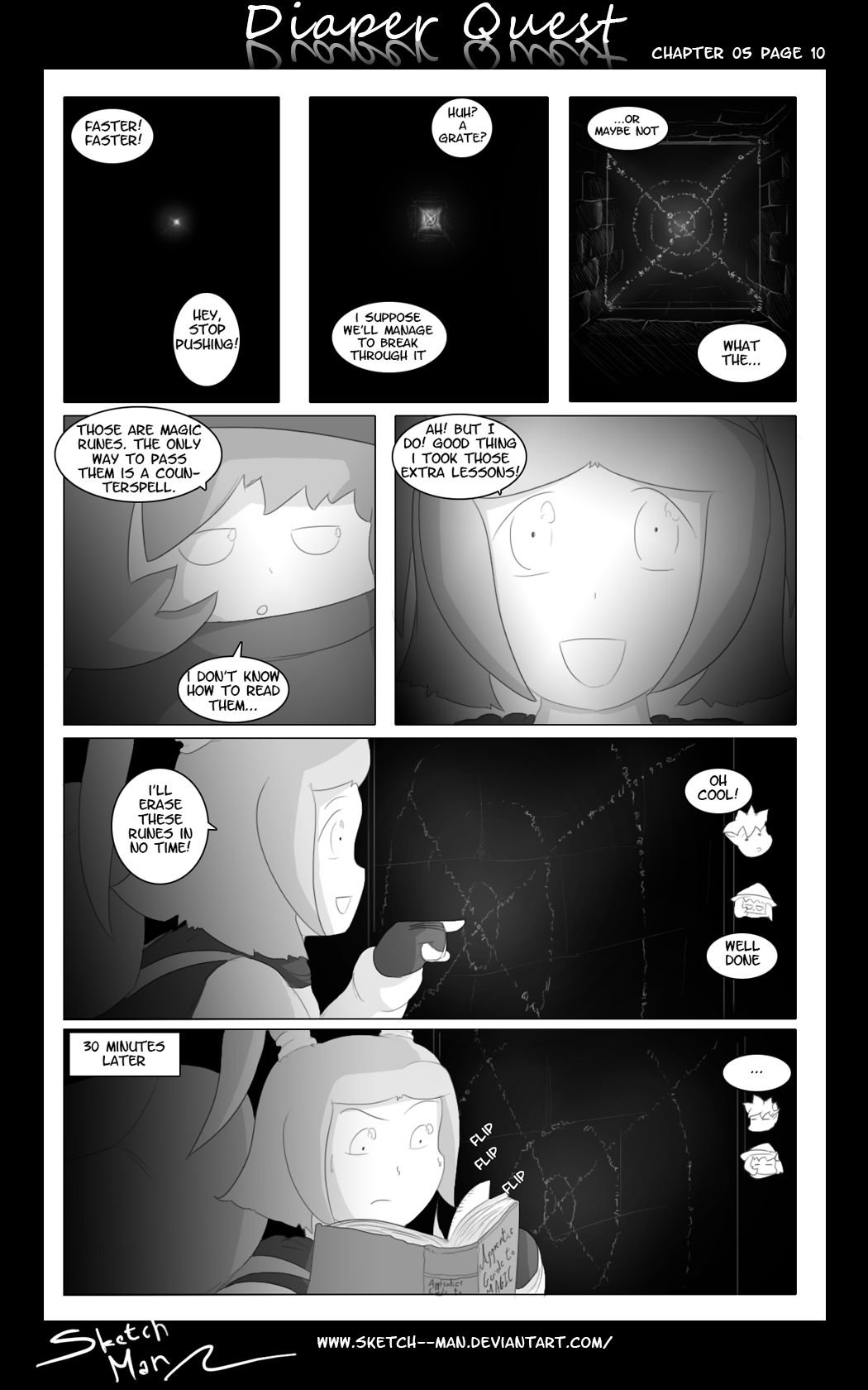 Sketch Man's Diaper Quest Complete - Page 87
