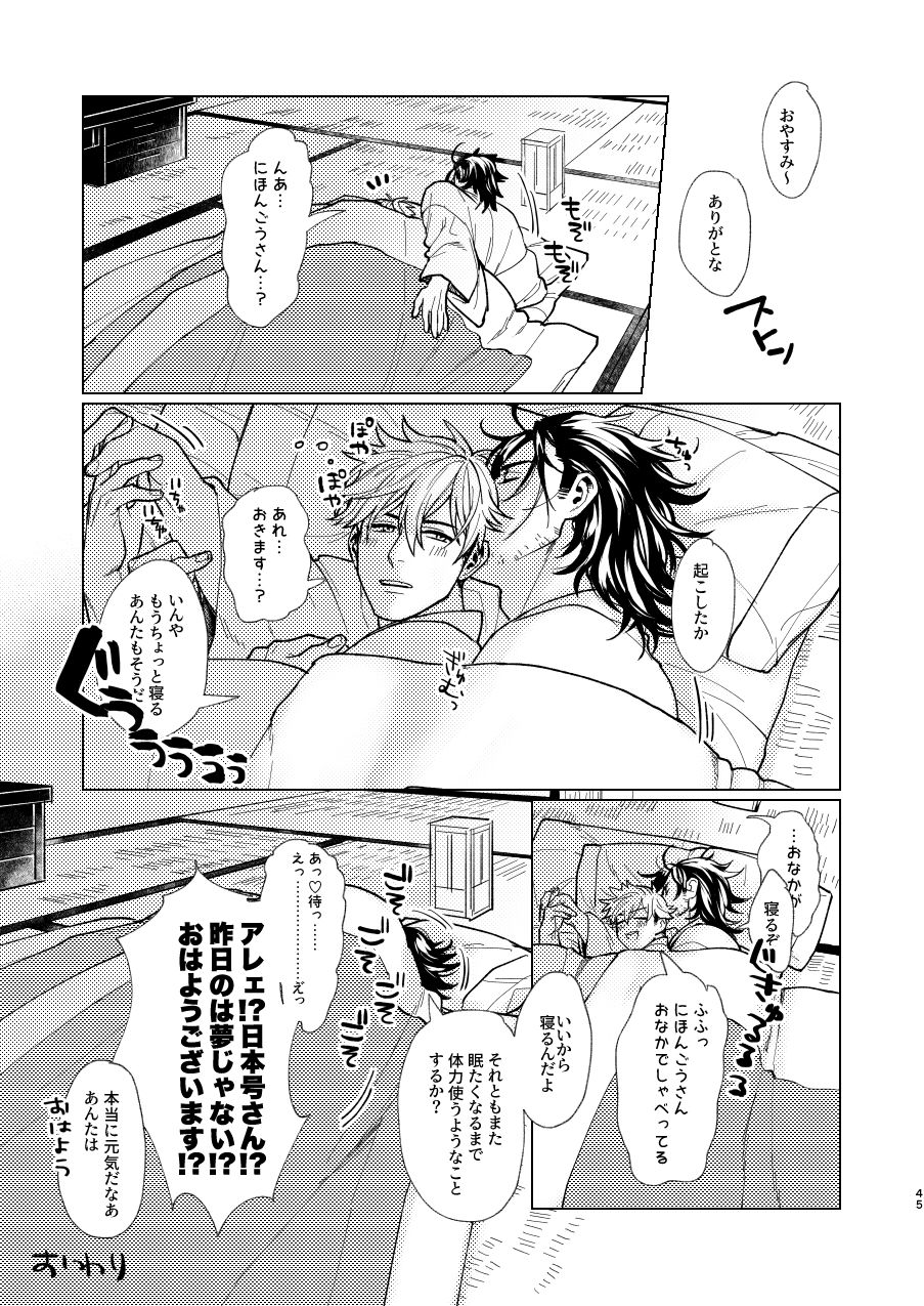 Nihongou-san to Saniwa no Hanashi - Page 46