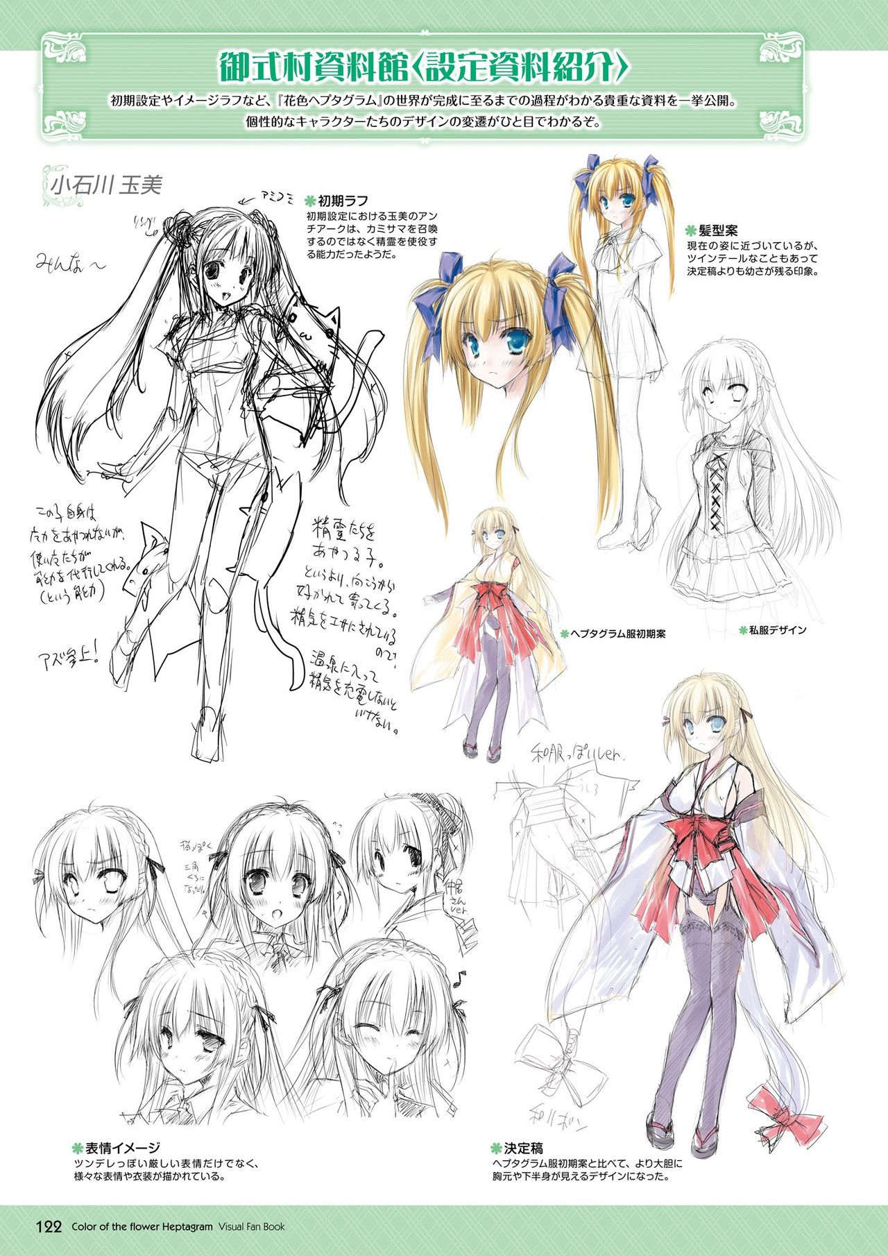 Hanairo Heptagram visual fanbook - Page 116