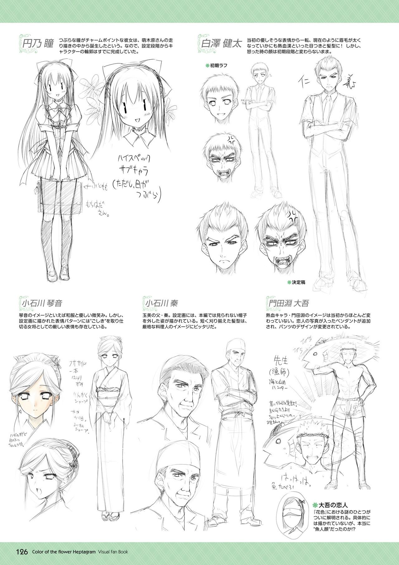 Hanairo Heptagram visual fanbook - Page 120