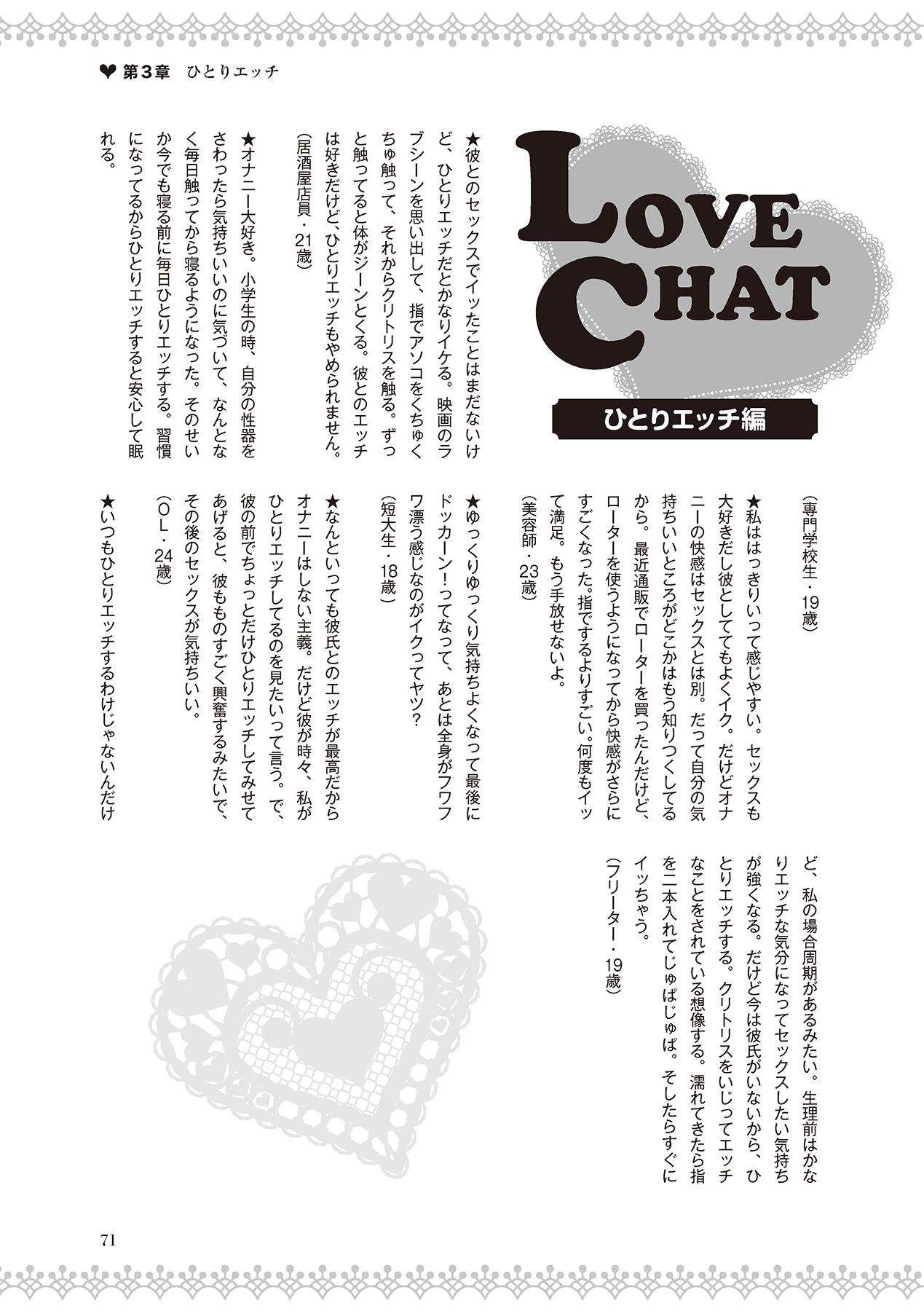 恋する女性のLOVE＆HEAVEN～楽しいみんなのＨファイル～イラスト版……らぶヘブッ！ - Page 73