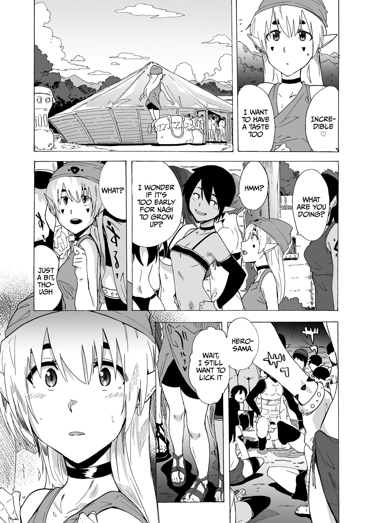 Zetsurin Yuusha to Hatsujou Elf Mura - Page 14