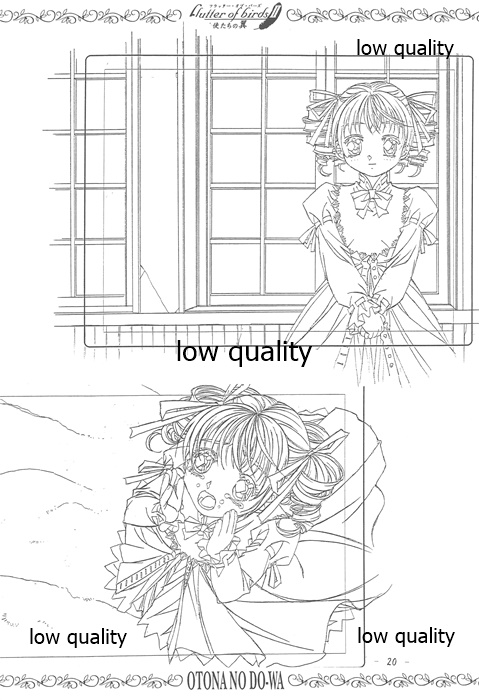 flutter of birdsII 天使たちの翼 線画集 - Page 19
