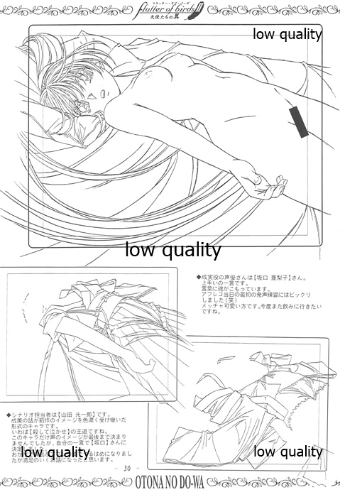 flutter of birdsII 天使たちの翼 線画集 - Page 29
