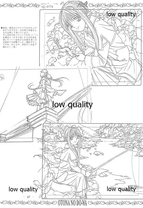 flutter of birdsII 天使たちの翼 線画集 - Page 66