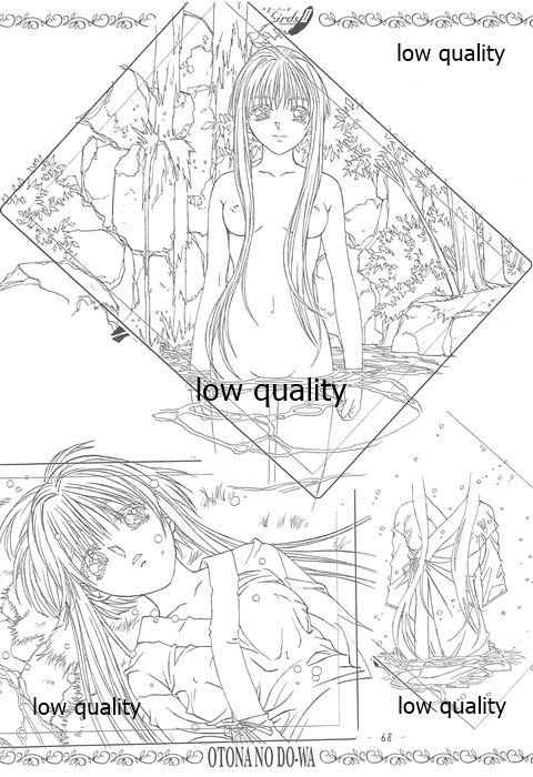 flutter of birdsII 天使たちの翼 線画集 - Page 67